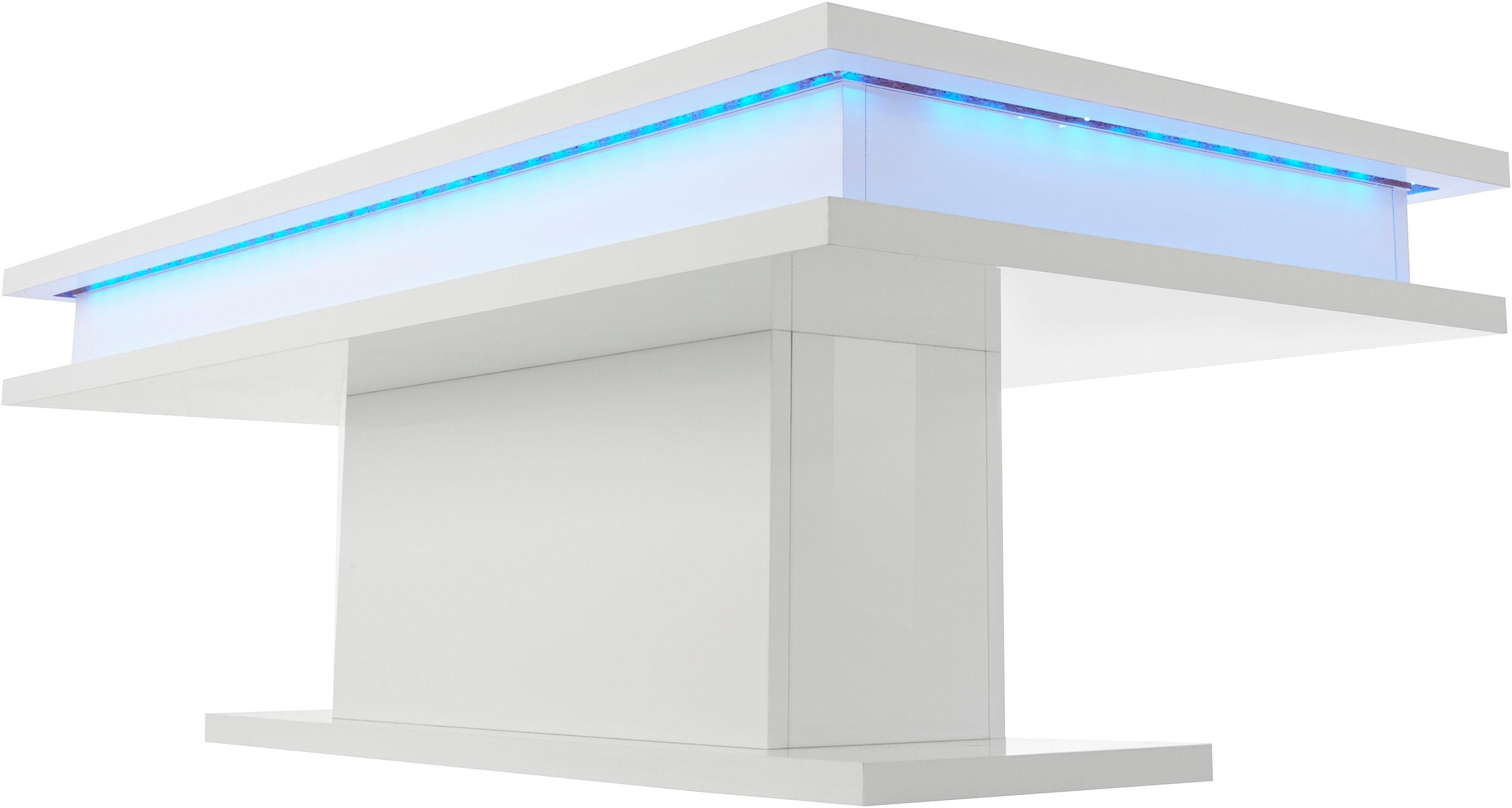 INOSIGN Couchtisch »LITTLE BIG- Kaffeetisch, Sofatisch, Wohnzimmertisch, Breite ca. 100 cm«, Made in Italy, wahlweise mit batteriebetriebener RGB-Beleuchtung