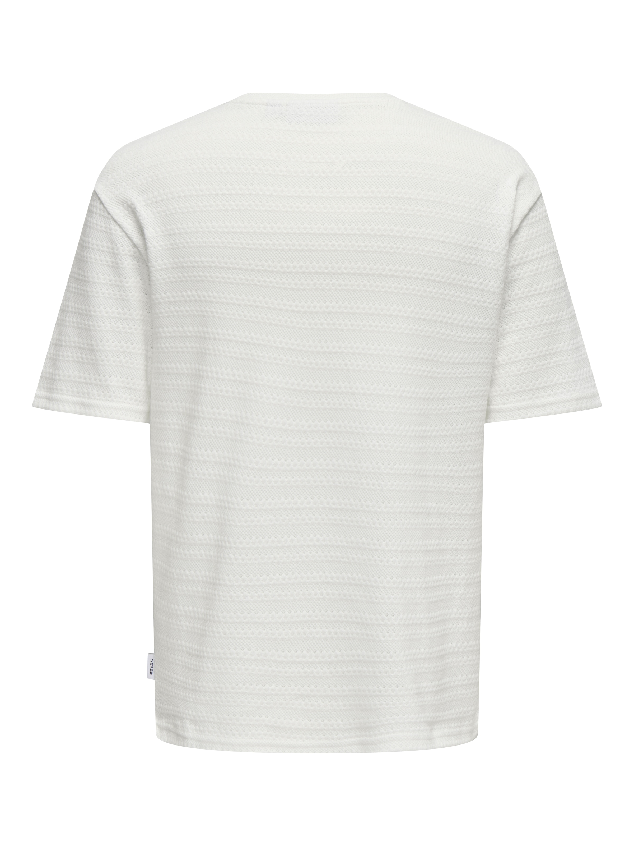 ONLY & SONS Rundhalspullover »ONSGIVO REG 12 SS CREW KNIT NOOS« Baumwolle, kurzer Arm, normal geschnitten