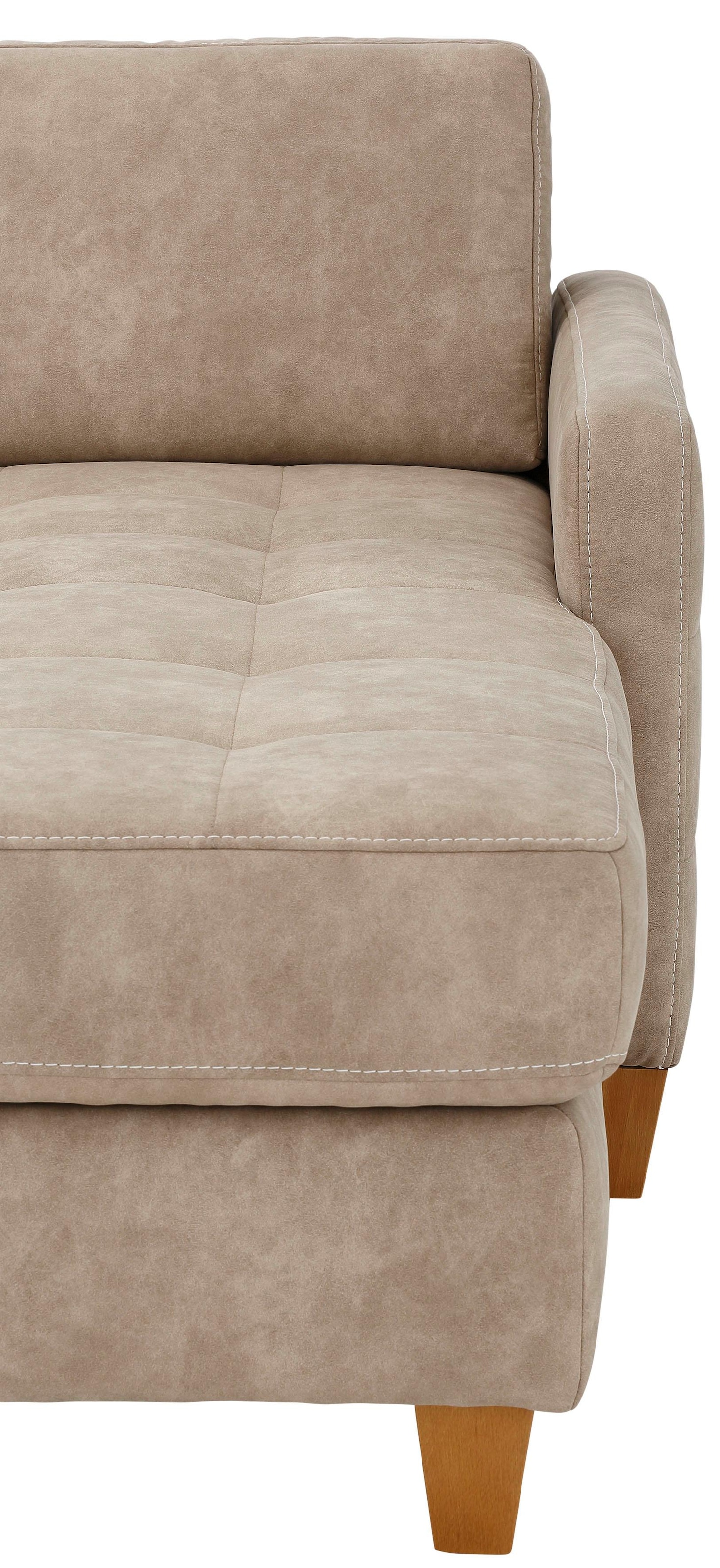 Home affaire Wohnlandschaft »Earl U-Form« wahlweise auch mit Bettfunktion oder Bettfunktion mit Bettkasten