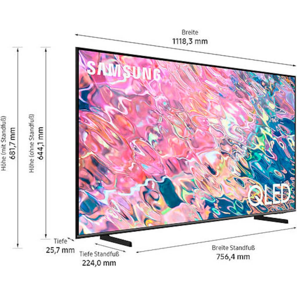 Samsung QLED-Fernseher »50" QLED 4K Q60B (2022)«, 125 cm/50 Zoll, Smart-TV