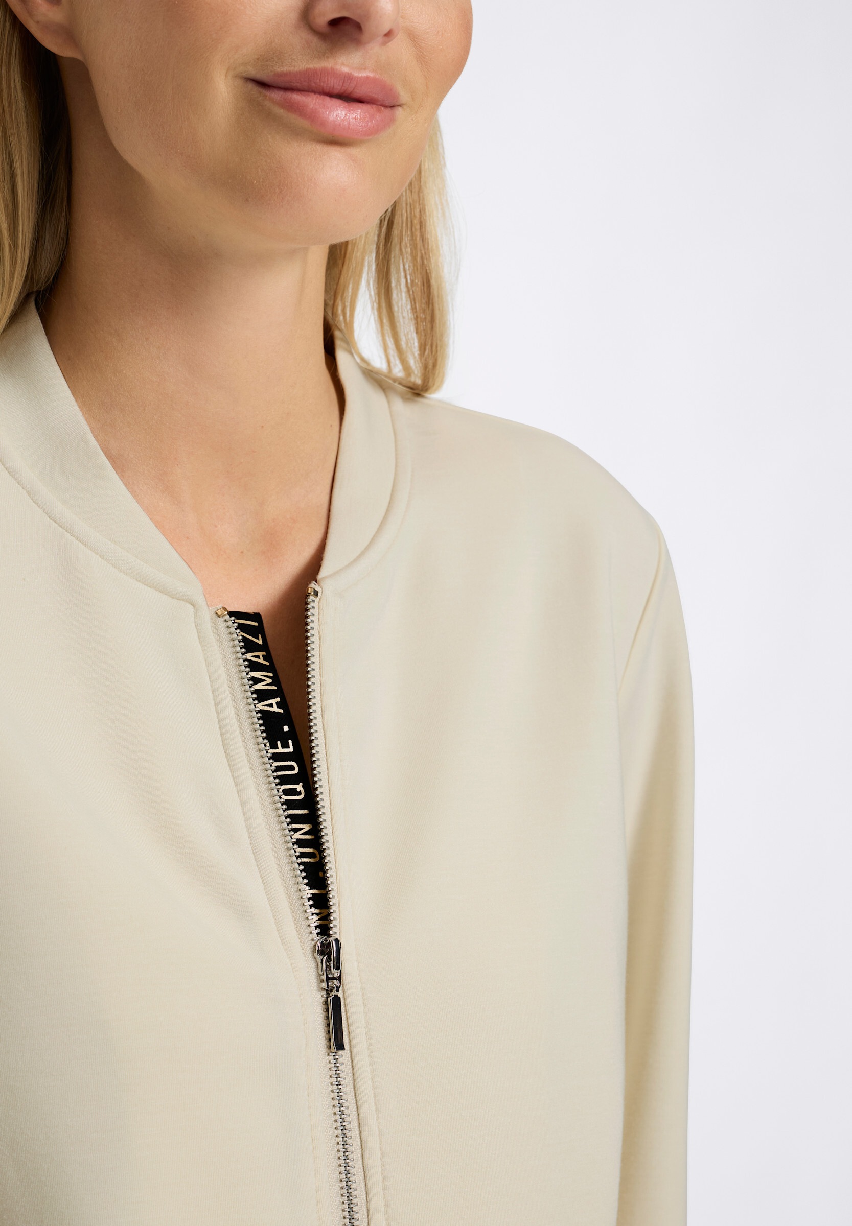 heine Shirtjacke »Jersey-Jacke Shirtjacke mit 2-Wege-Reißverschluss«