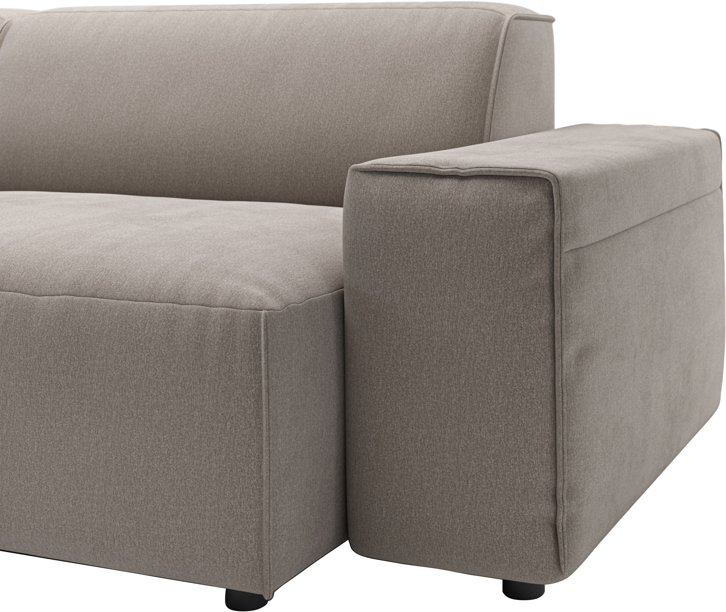 andas Big-Sofa »Glimminge  auch in Breitcord, Feincord + Easy care-Bezug,«, besondere Kedernähte Zierkissen