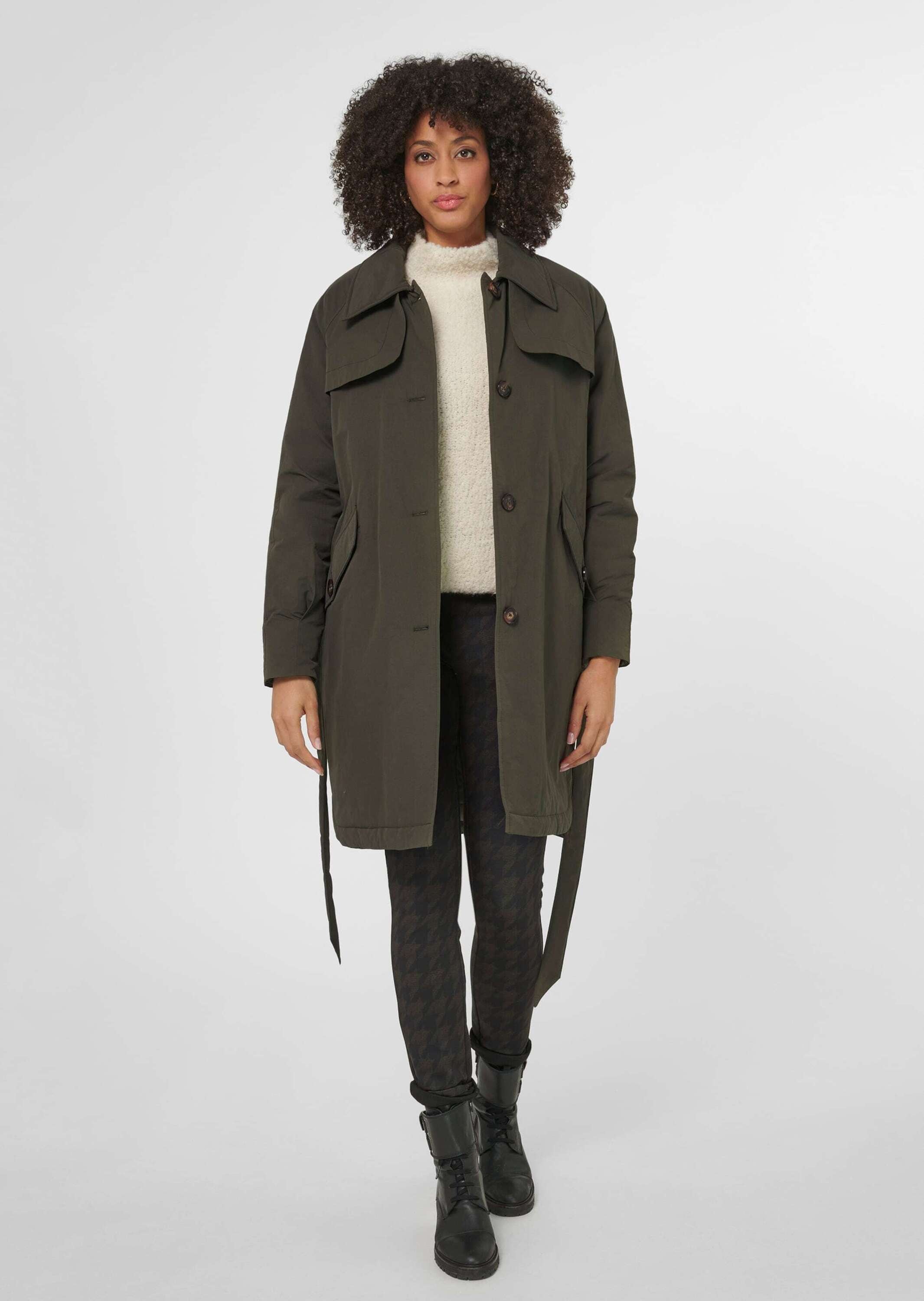 MADELEINE Langmantel »Trench Modischer Trenchcoat mit Warmfutter«
