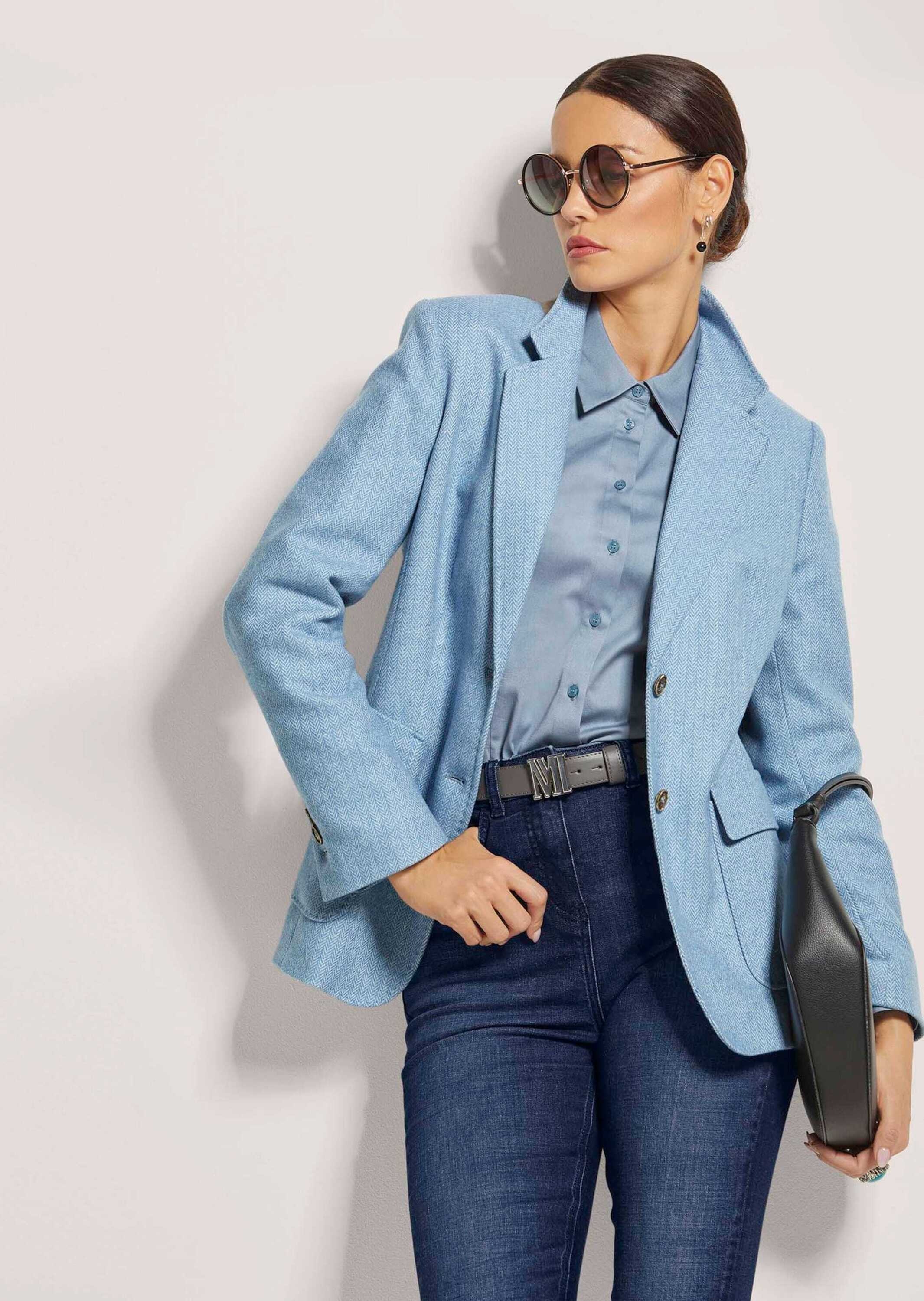 MADELEINE Longblazer »Blazer Langer Blazer mit hohem Wollanteil«