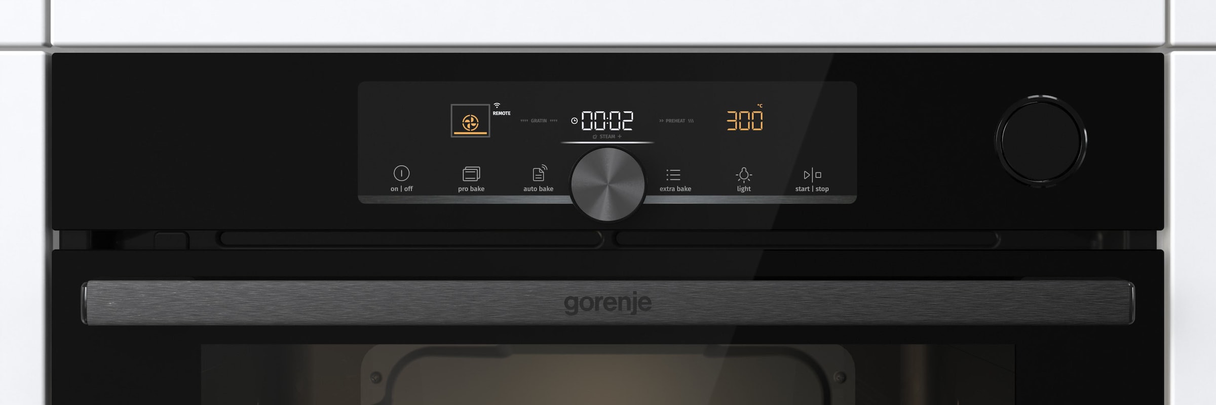 GORENJE Backofen »BSA6747A04BGWI« mit 2-fach-Teleskopauszug AirFry-Funktion