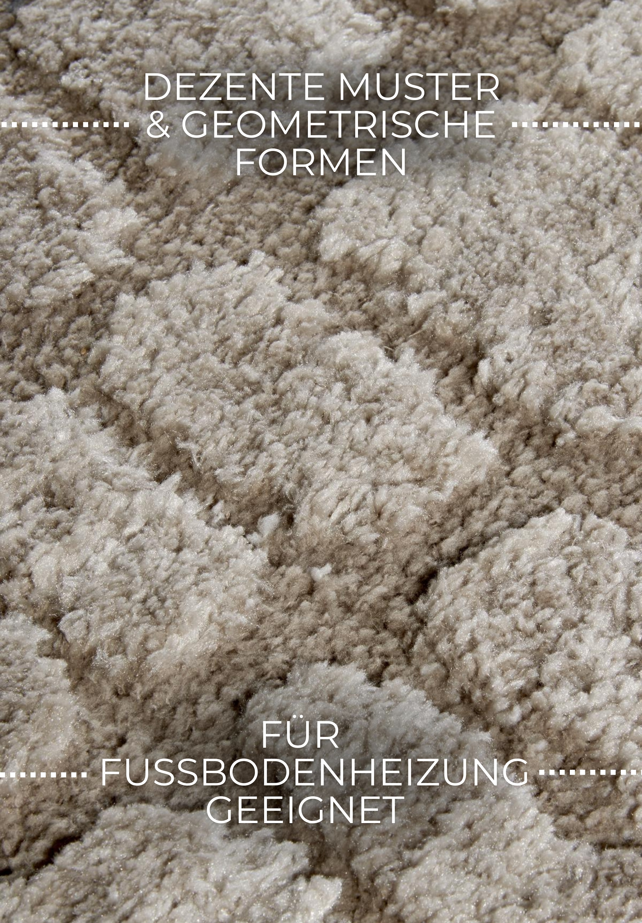 ELLE DECORATION Designteppich »Artistique«, rechteckig, 18 mm Höhe, Hochflor, Shaggy, Läufer, weich, Langflor, modern, Hoch Tief Effekt