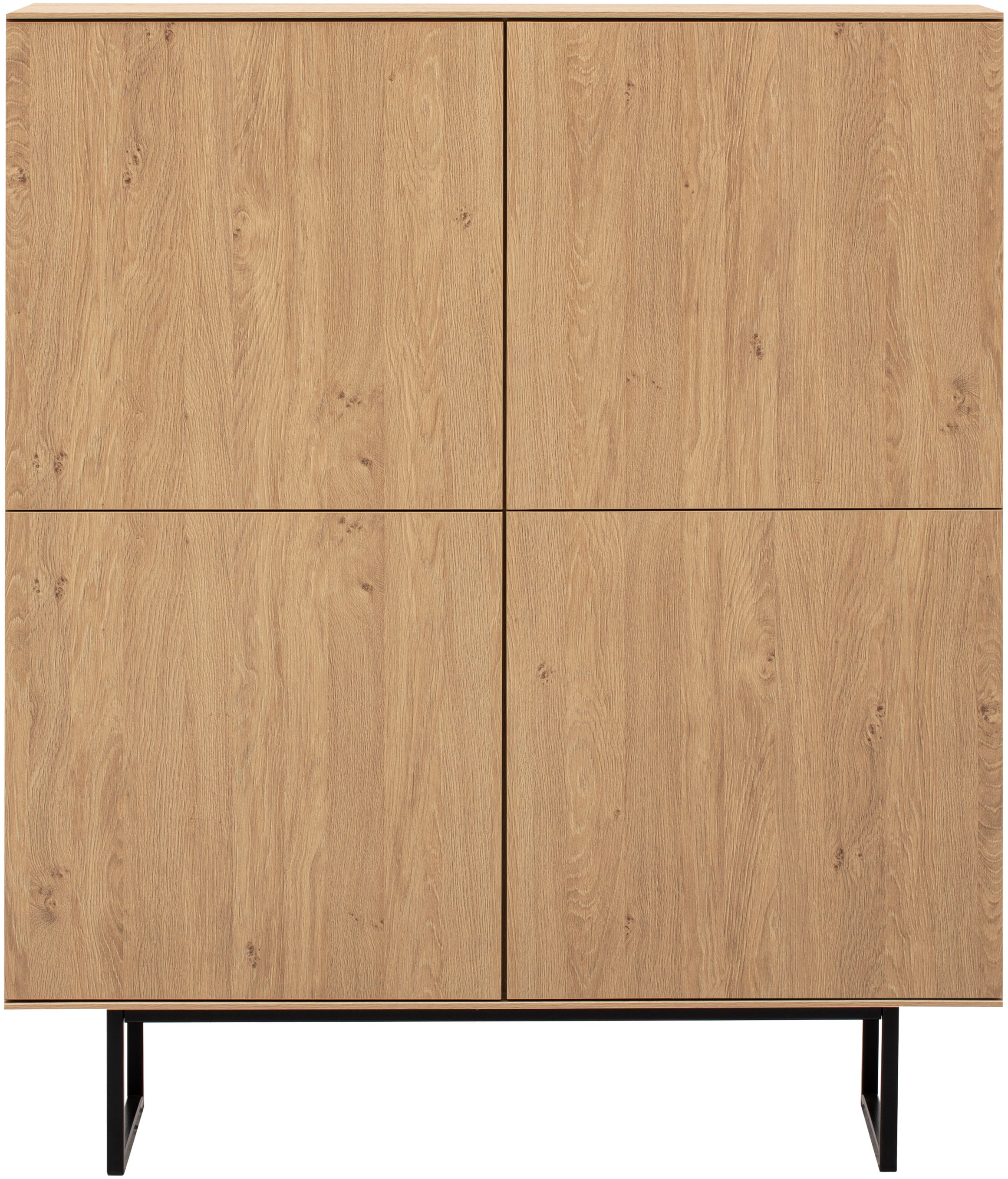 Home affaire Highboard »Lund, moderner Schrank, Kommode mit Kufengestell«, ausreichend Stauraum, vielseitig einsetzbar, 115 cm breit