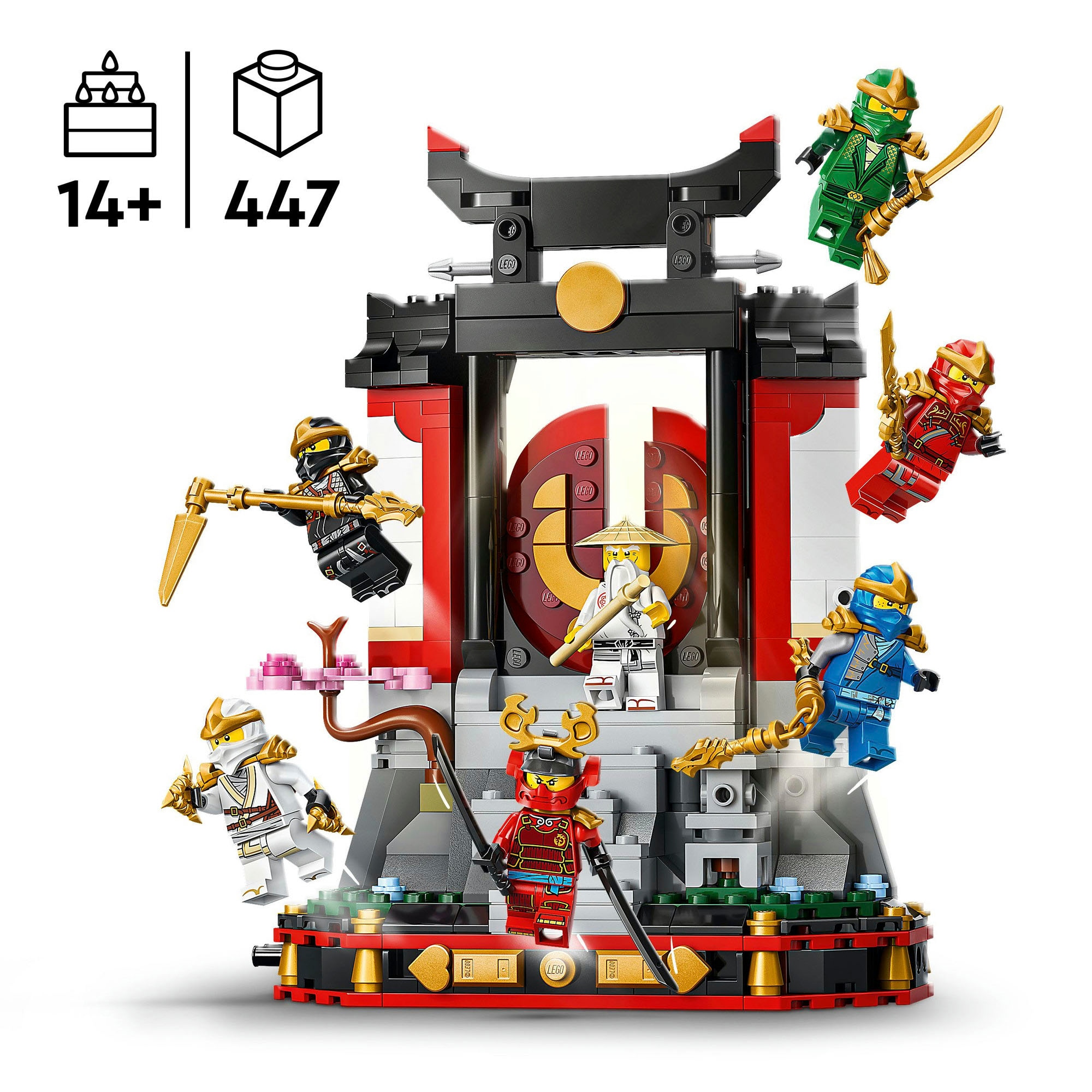 LEGO® Konstruktionsspielsteine »15-jähriges Jubiläum: Ninja-Charaktere zum Ausstellen (71866)« LEGO Ninjago; Made in Europe