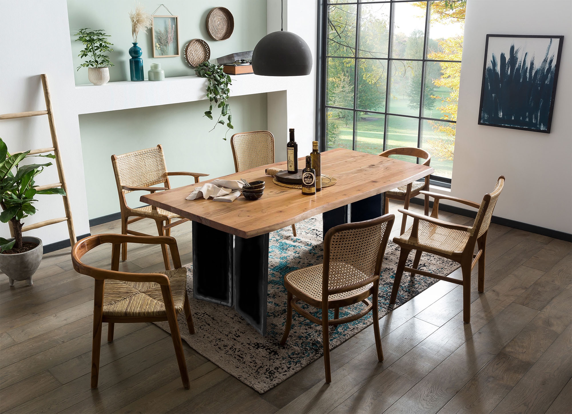 SIT Baumkantentisch 1 Stk. tlg. gebeizt, lackiert und gewachst