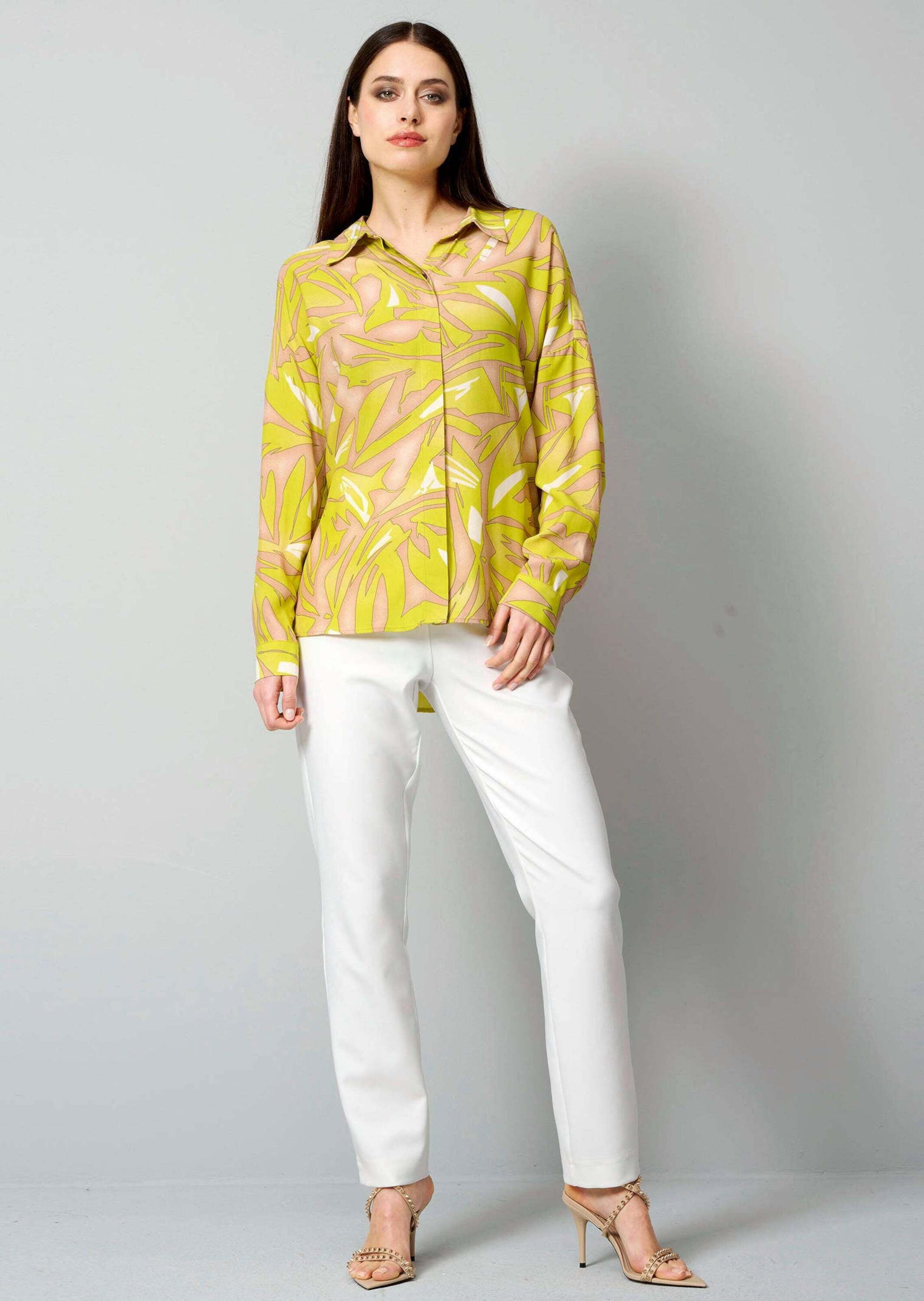 Alba Moda Hemdbluse »Druckbluse Druckbluse in grafischem Dessin«