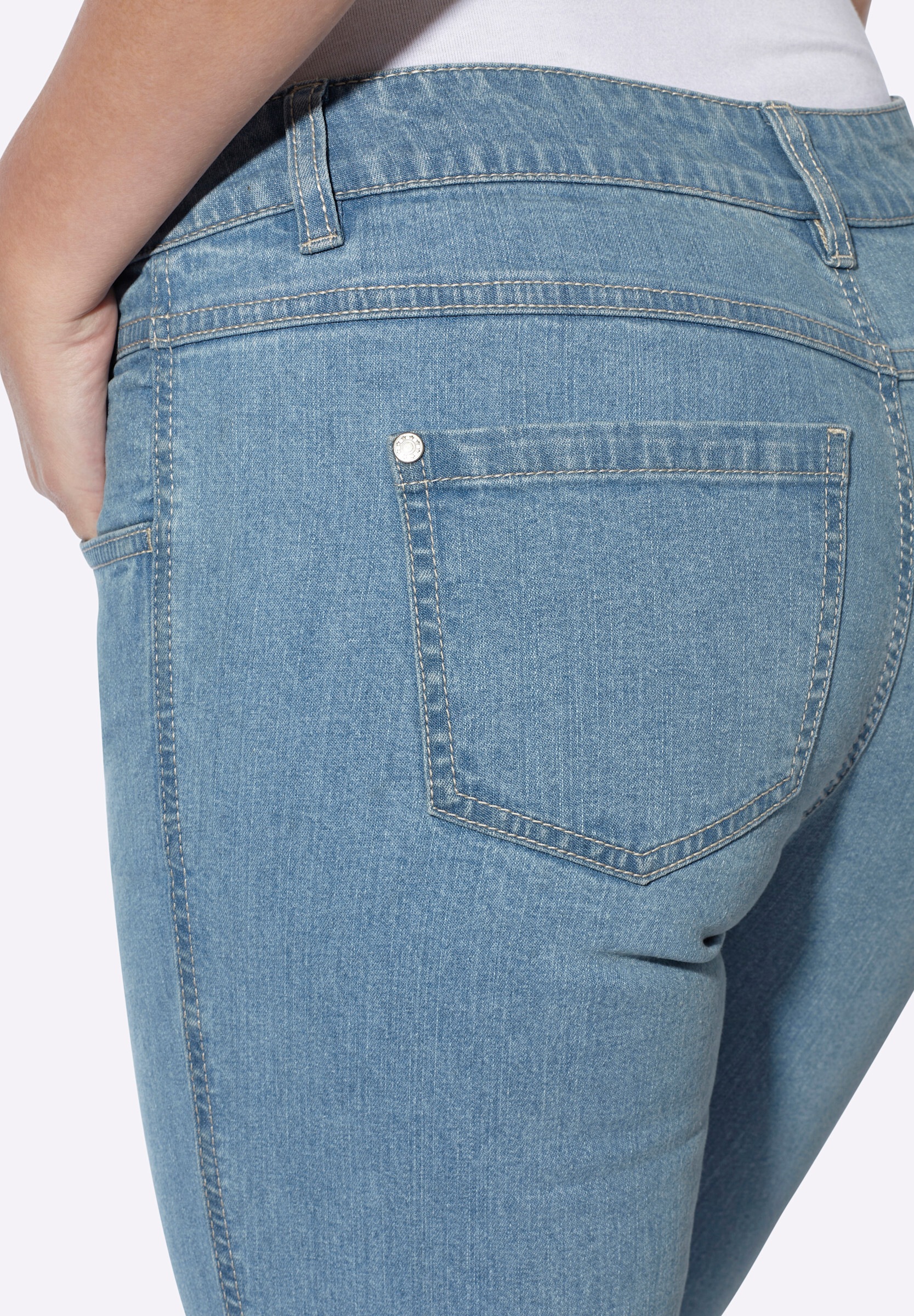 heine Bequeme Jeans »Jeans Jeans mit Passformsattel«