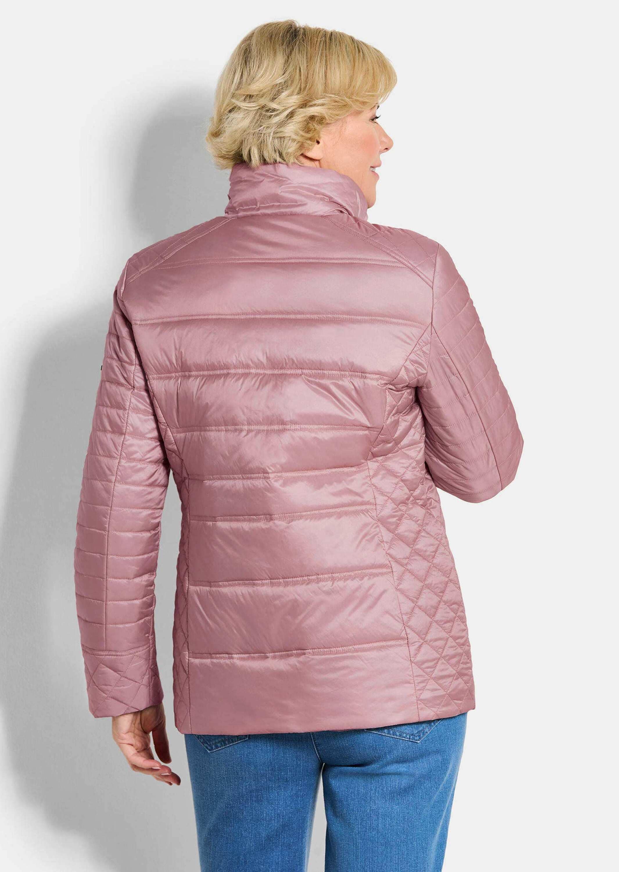 GOLDNER Steppjacke »Übergangsjacke mit Muster-Mix« RV Taschen
