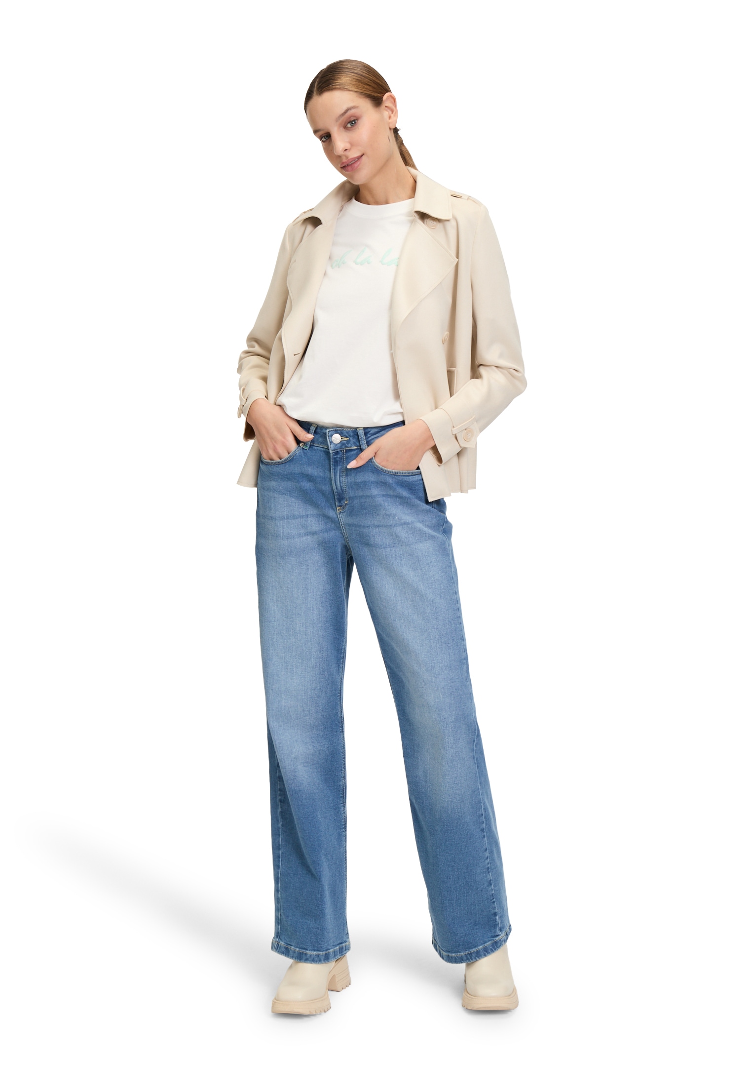 Cartoon Stretch-Hose »Stretch-Jeans mit Eingrifftaschen«