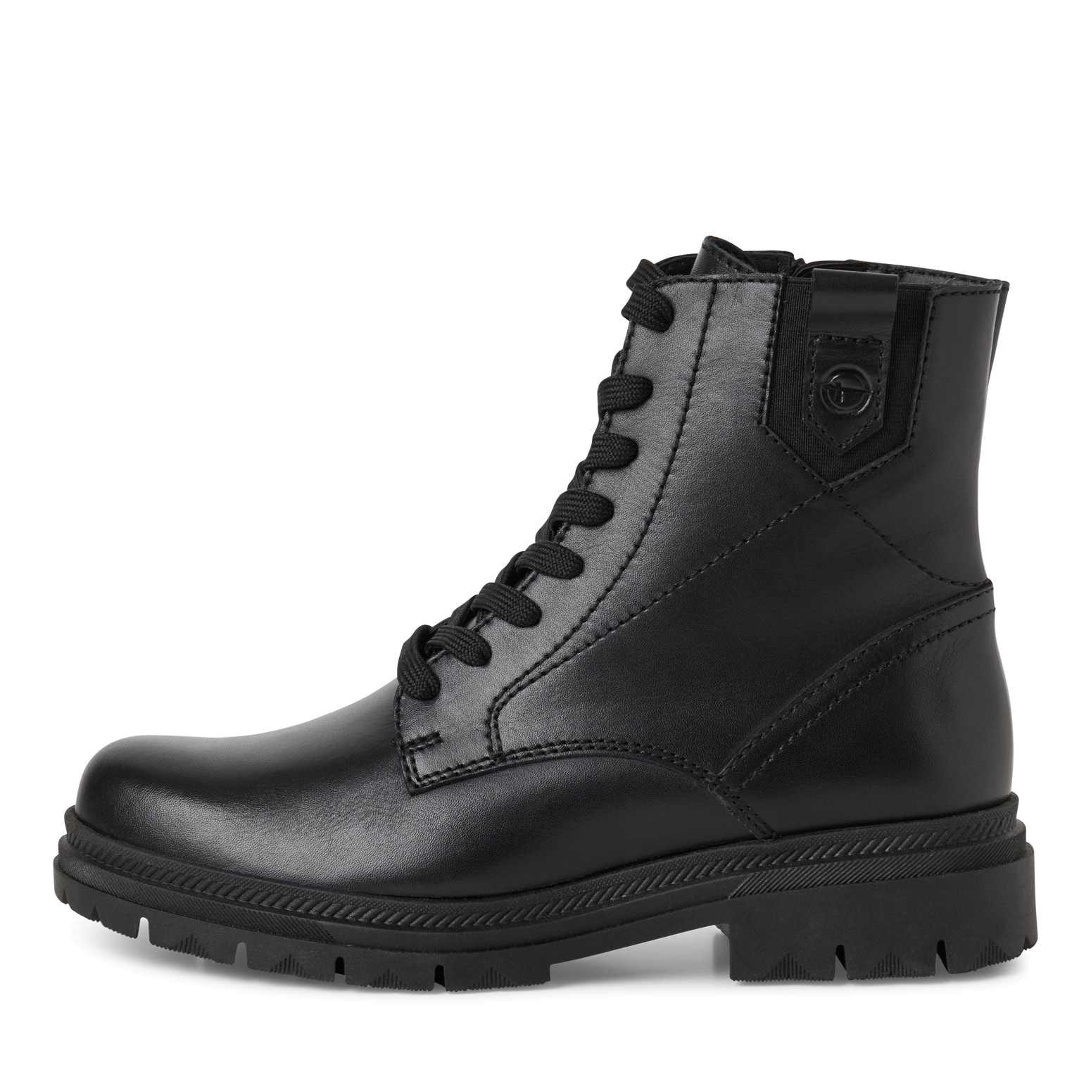 Tamaris Schnürstiefelette  , Blockabsatz, Schnürboots mit modischen Ziernähten