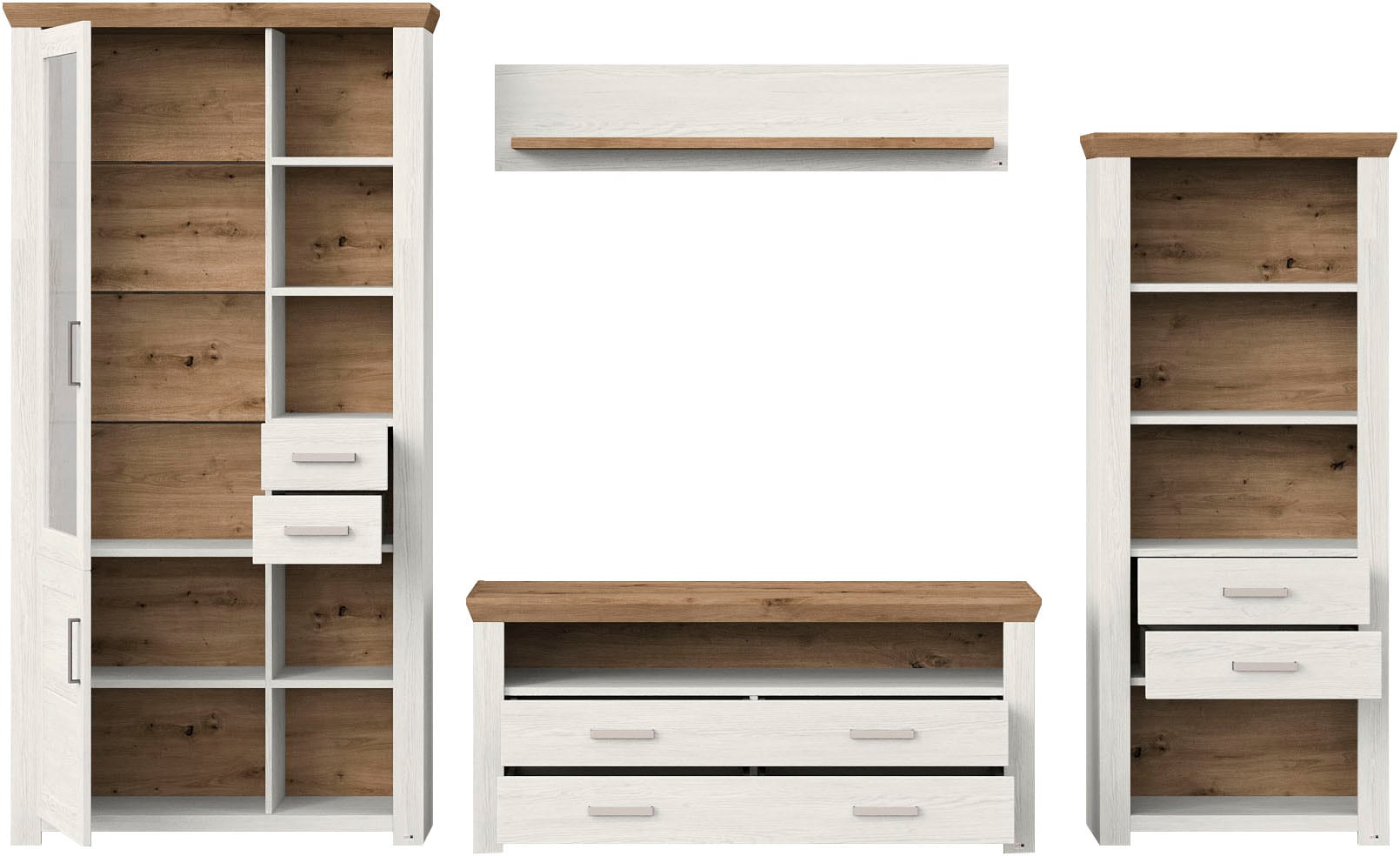 set one by Musterring Wohnwand »York« 4 Stk. tlg.