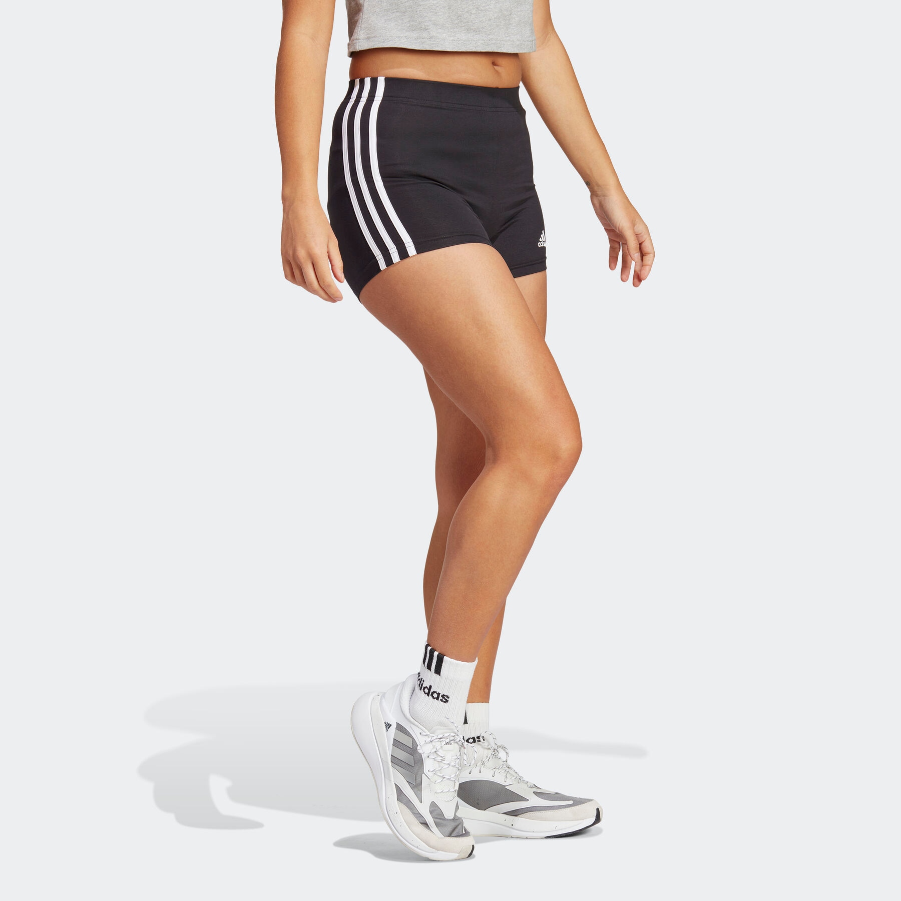 adidas Sportswear Shorts »ESSENTIALS 3-STREIFEN SINGLE JERSEY BOOTY«, (1 tlg.)  bei ♕