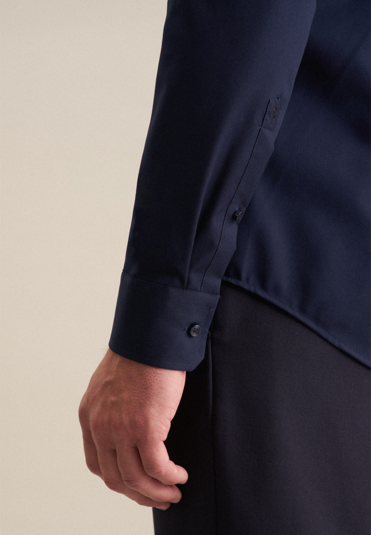 seidensticker Businesshemd »Schwarze Rose« Slim 1/1 Kentkragen Uni