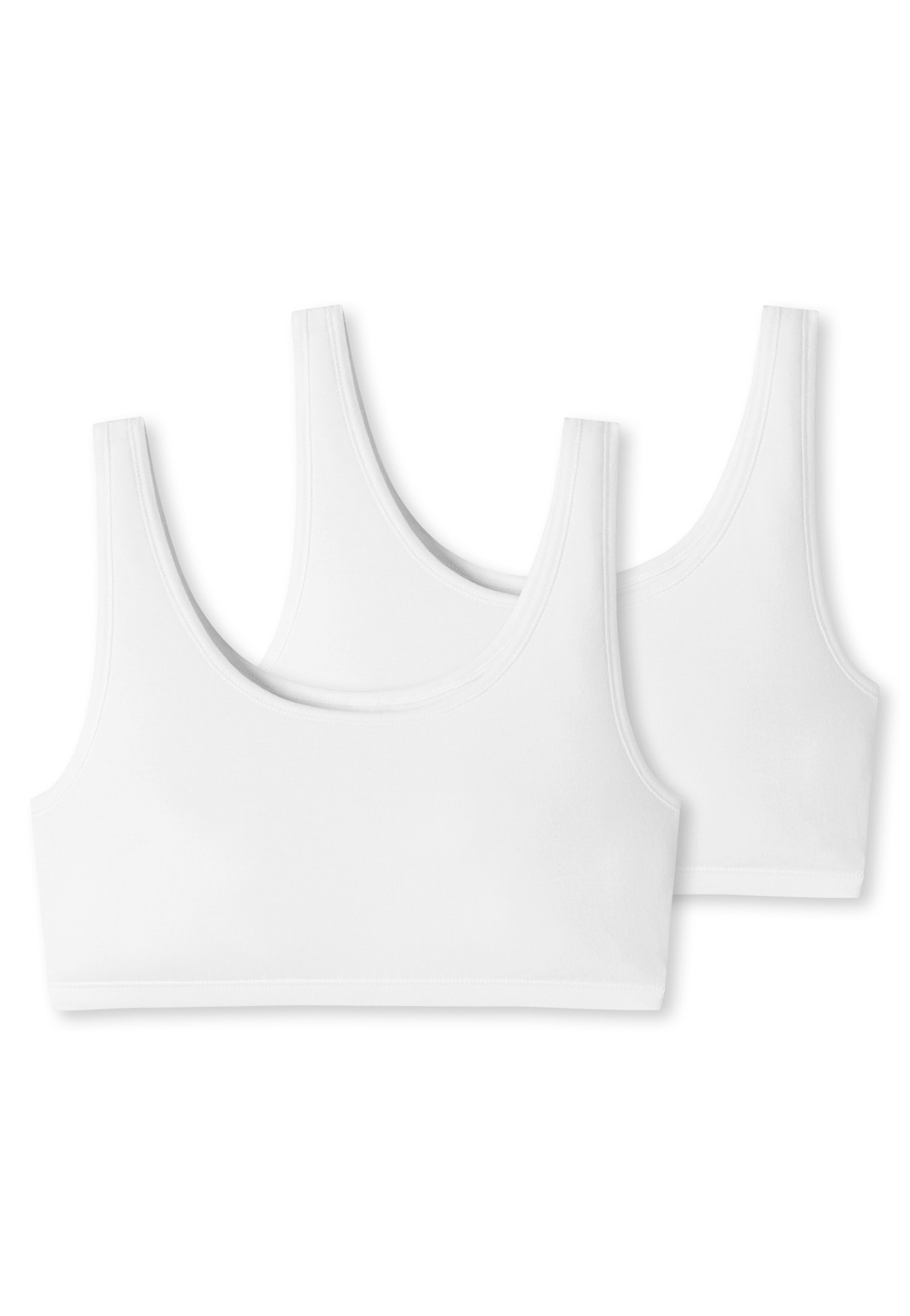 uncover by SCHIESSER Bustier »Uncover Cotton« breite Träger, Cotton-Mix, elastisch, soft