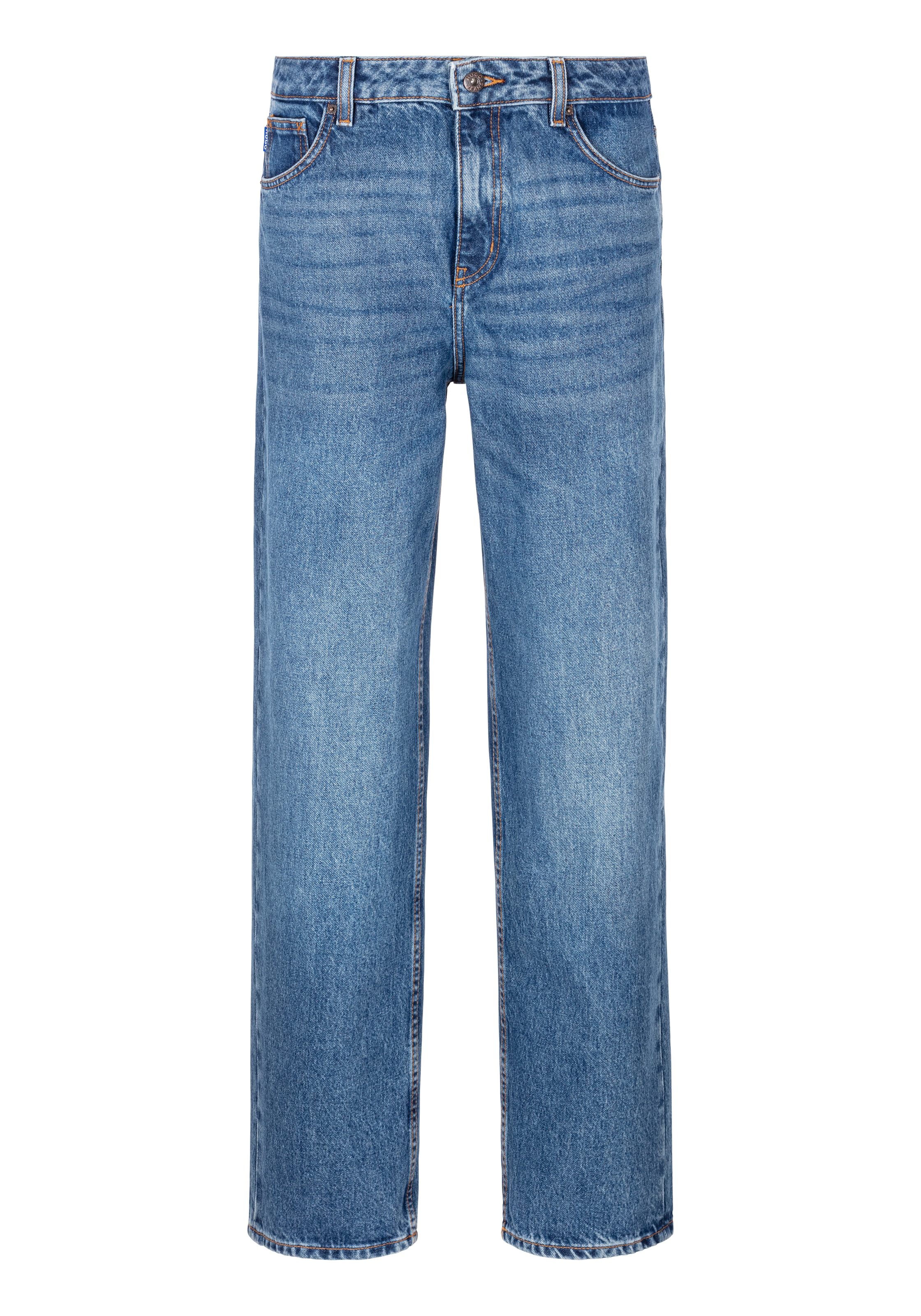 HUGO Blue 5-Pocket-Jeans »Leni«, Relaxed Fit mit niedriger Leibhöhe