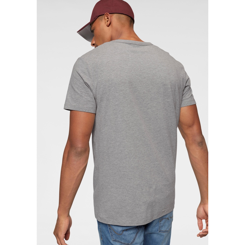 Jack & Jones T-Shirt »SLIM- FIT BASIC TEE V-NECK«