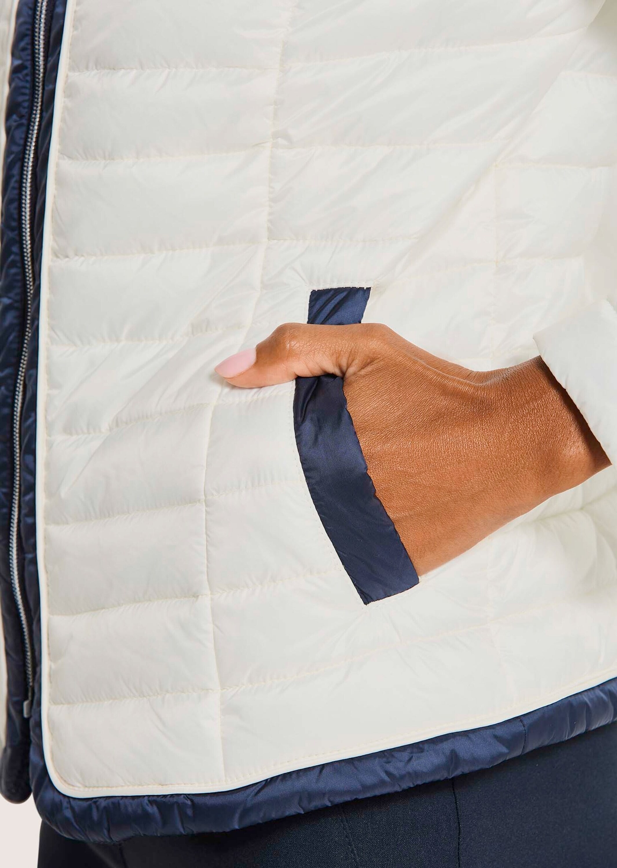 MADELEINE Kurzjacke »Steppjacke Leichte Übergangsjacke mit Fütterung« Sandwichsteppung