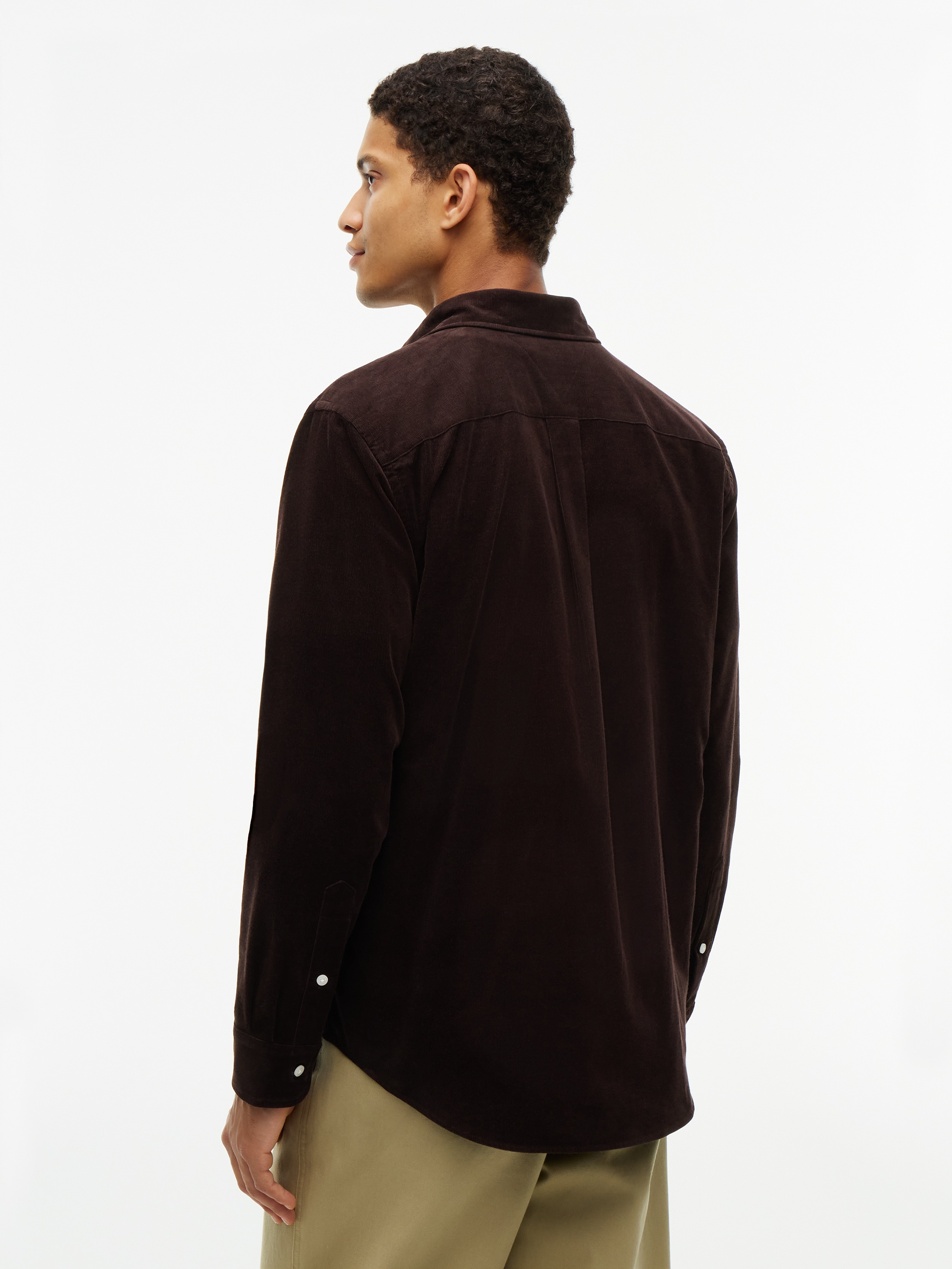Tommy Hilfiger Langarmhemd »SOLID CORDUROY SHIRT« Regular Fit Cord