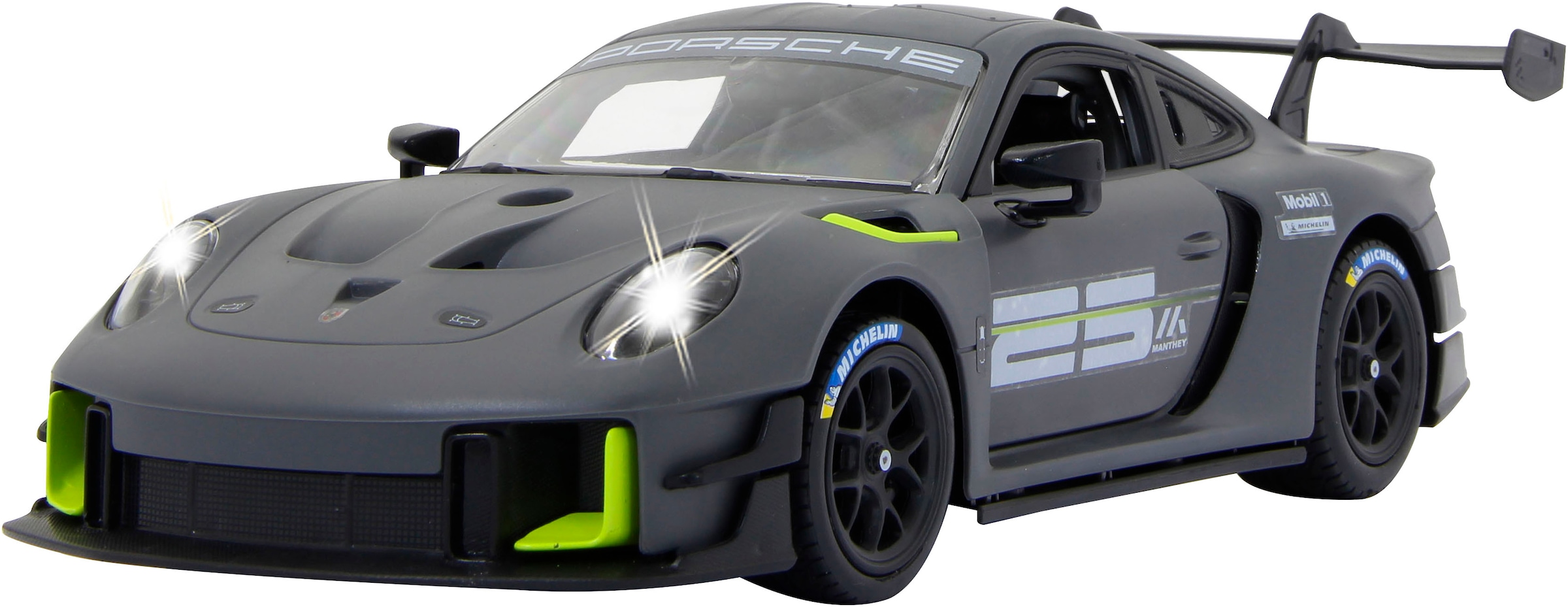 Jamara Modellbausatz »RC-Auto Porsche 911 GT2 RS Clubsport 25 1:18 grau 2,4 GHz«, 1:18