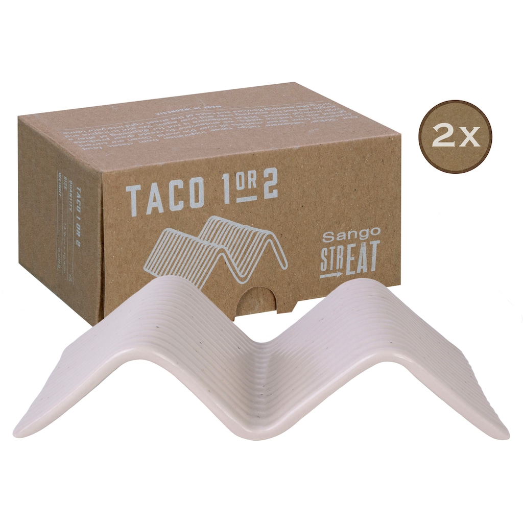 CreaTable Servierplatte »Taco Stand«, (Set, 2 tlg.)