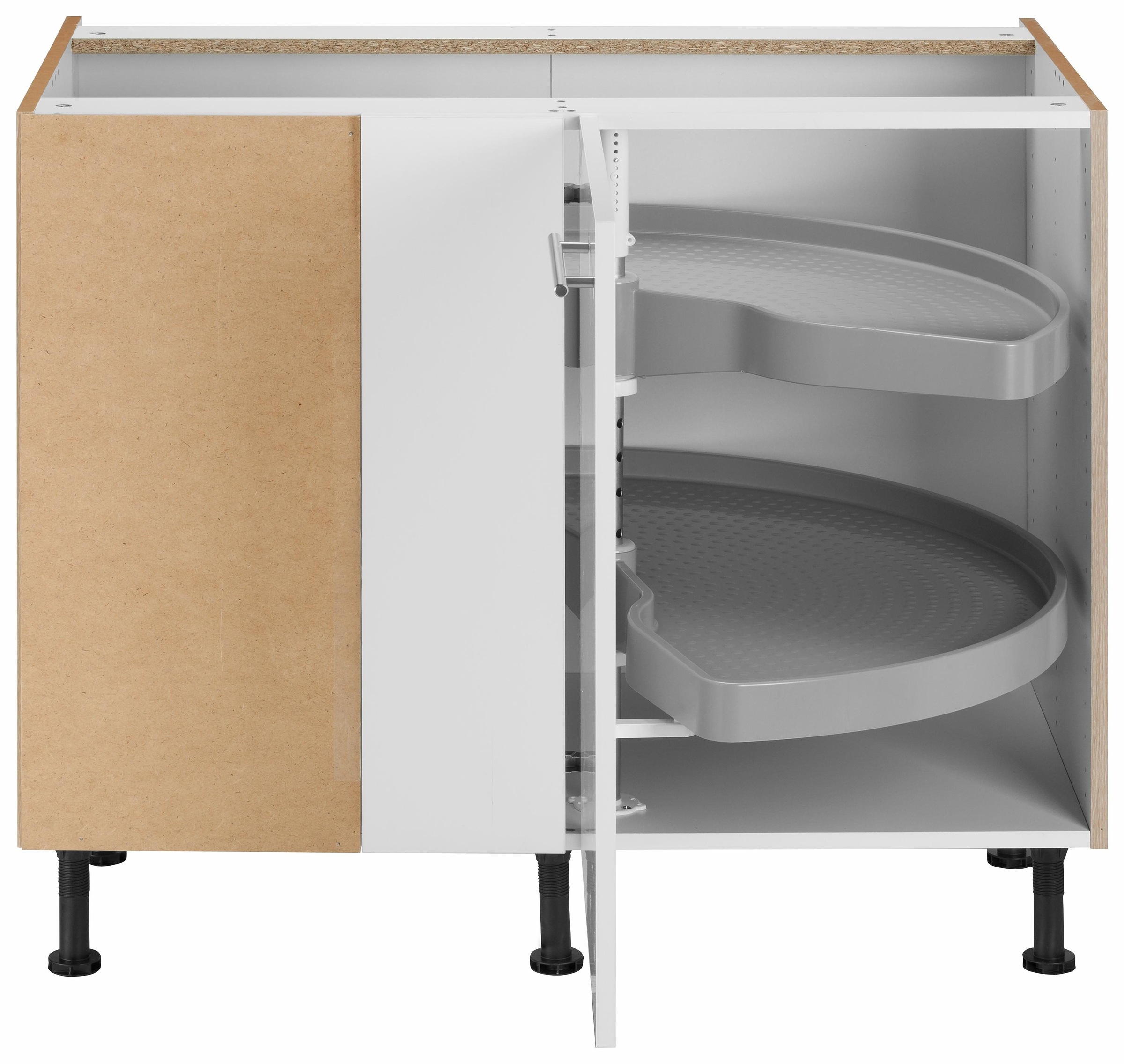 OPTIFIT Unterschrank, 1/2 Karussellböden für Eckunterschränke