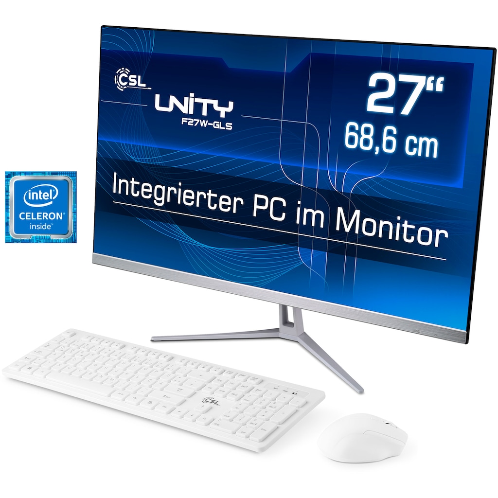 CSL All-in-One PC »Unity F27-GLS mit Windows 10 Pro«