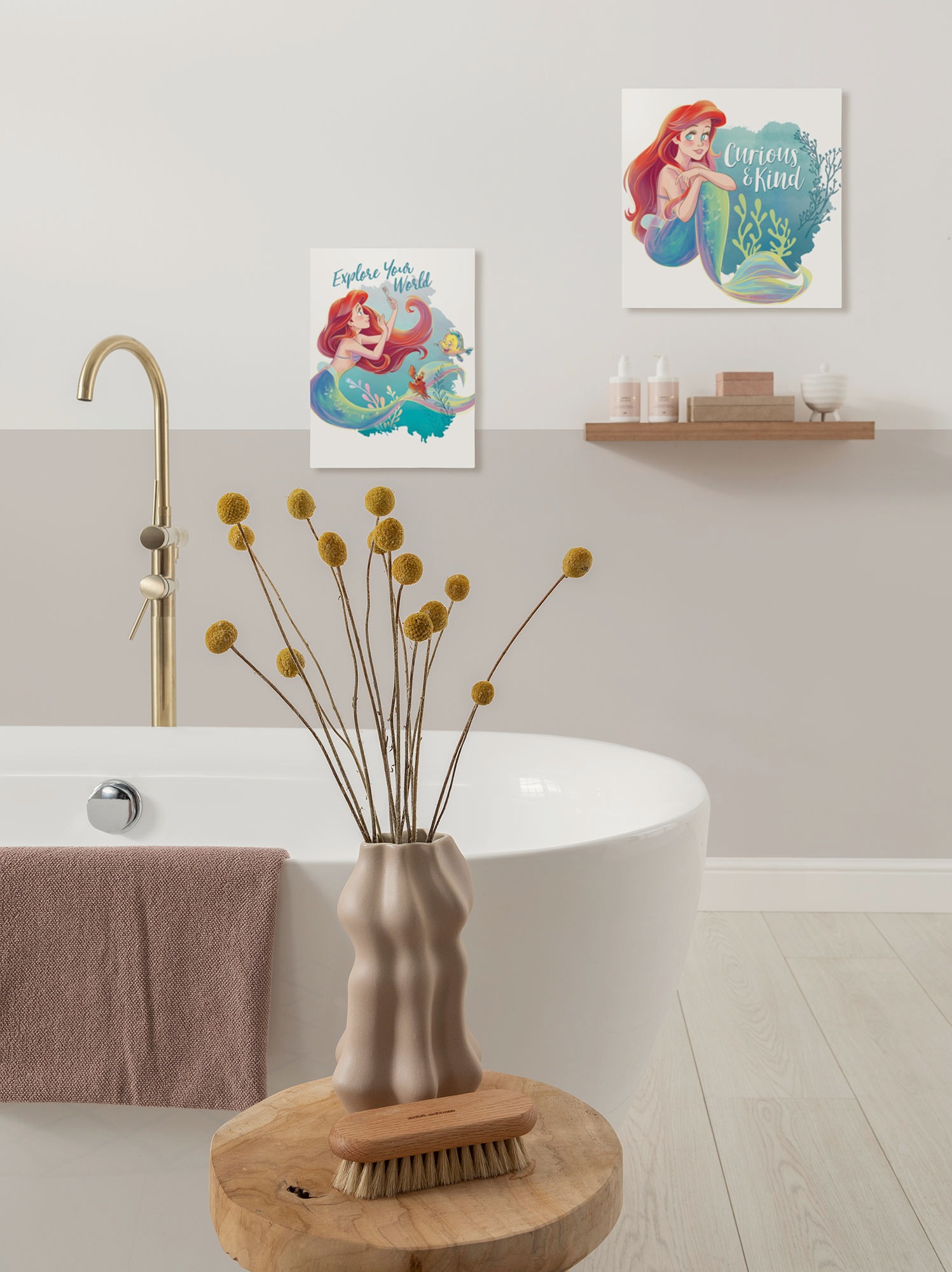 Komar Leinwandbild »Disney Ariel Explore your World«, Disney, (1 St.), 30 x 40 cm (Breite x Höhe) - Kinderzimmer, Dekoration