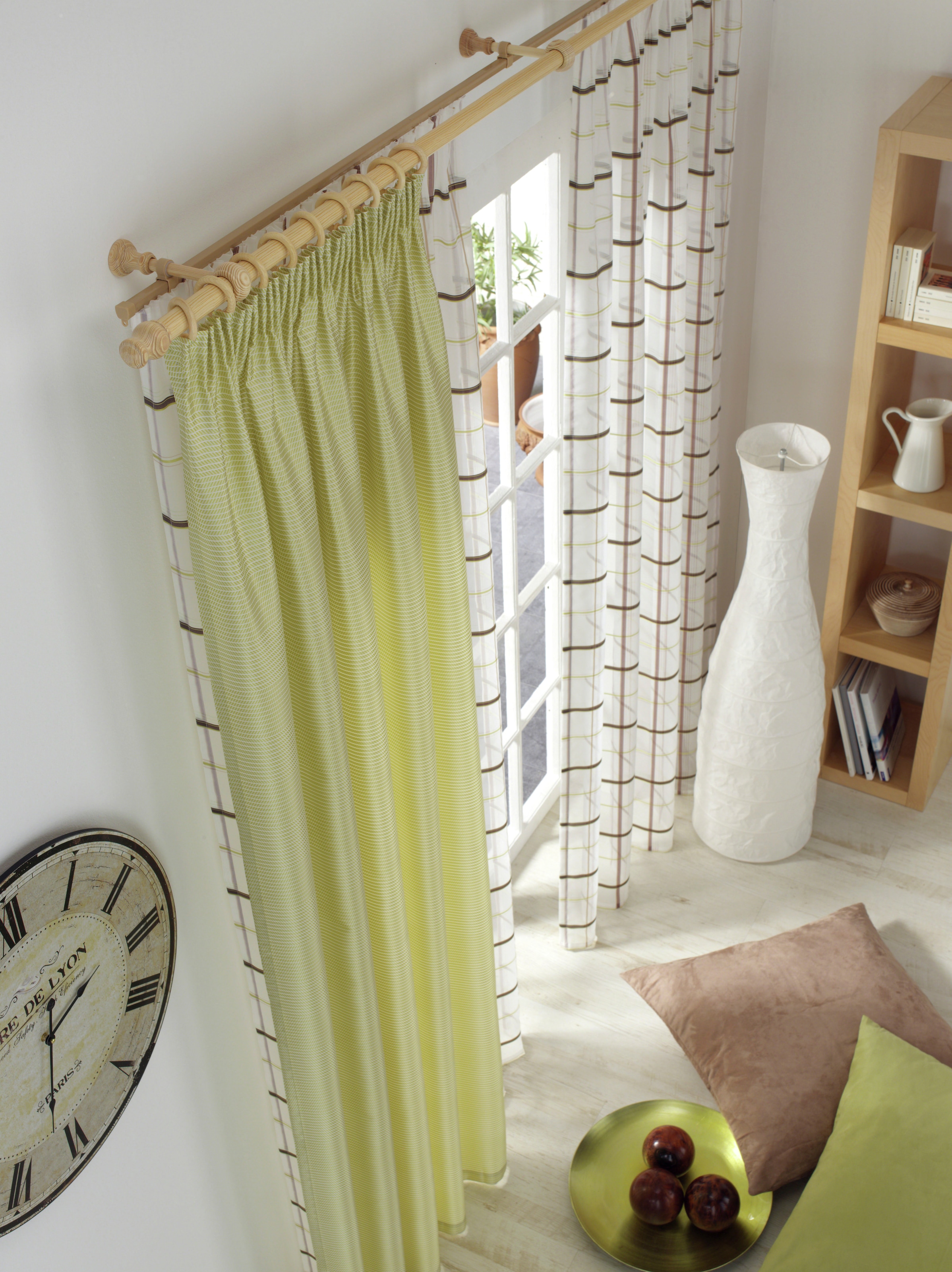 GARDINIA Gardinenstangenhalter »Träger geschlossen für Ø 28 mm« Serie Gardinenstangen-Set Lugano Classic Ø 28 mm