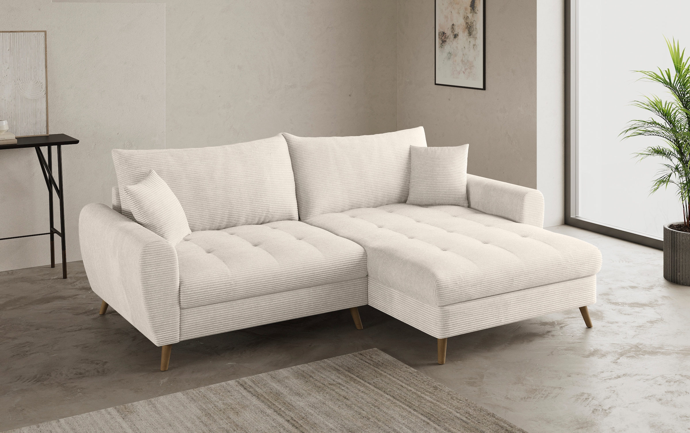 Mr. Couch Ecksofa »Blackburn II, L-Form«, Mit Kaltschaumpolsterung bis 140 kg belastbar