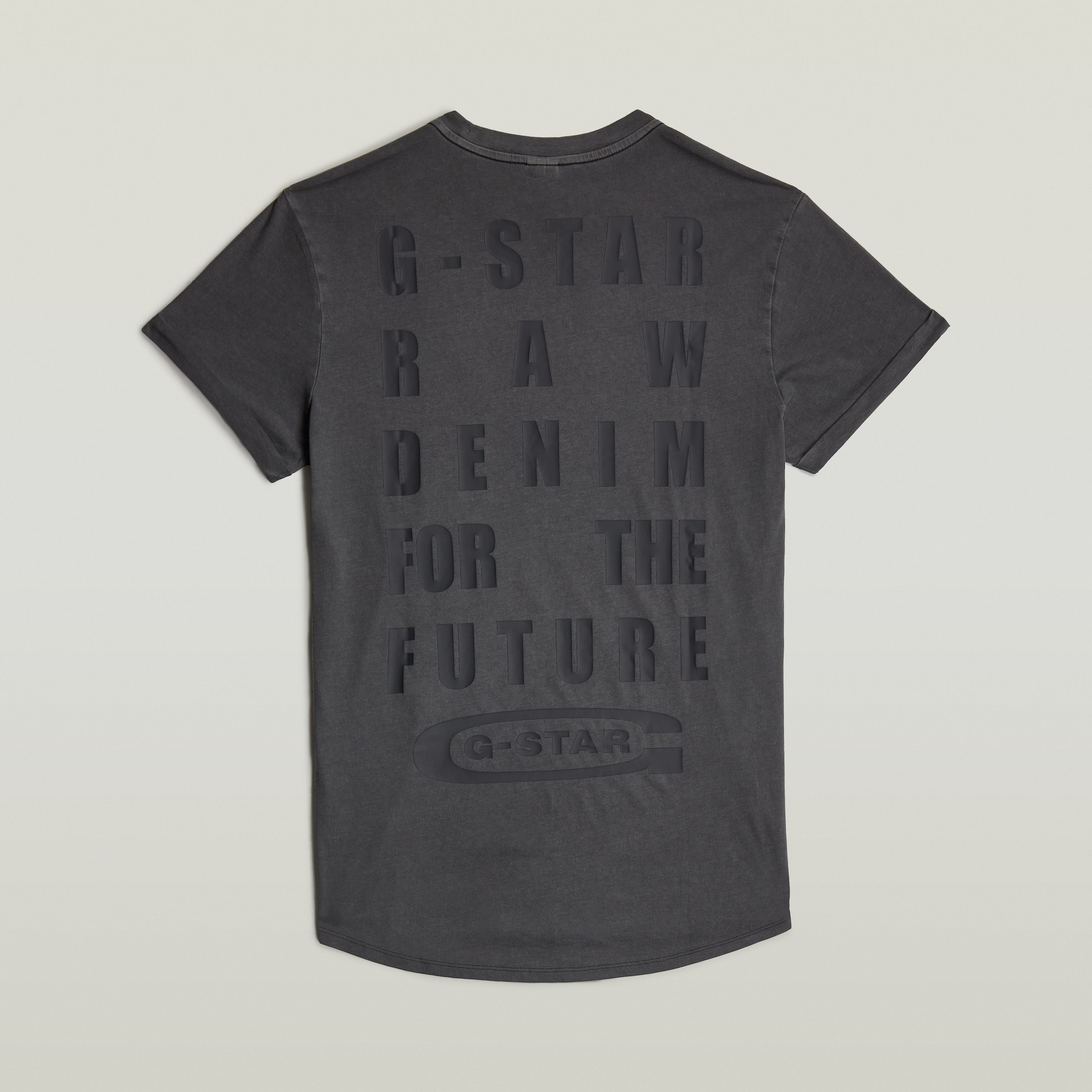 G-STAR T-Shirt »Text Back Overdyed Lash«, mit großem Backprint