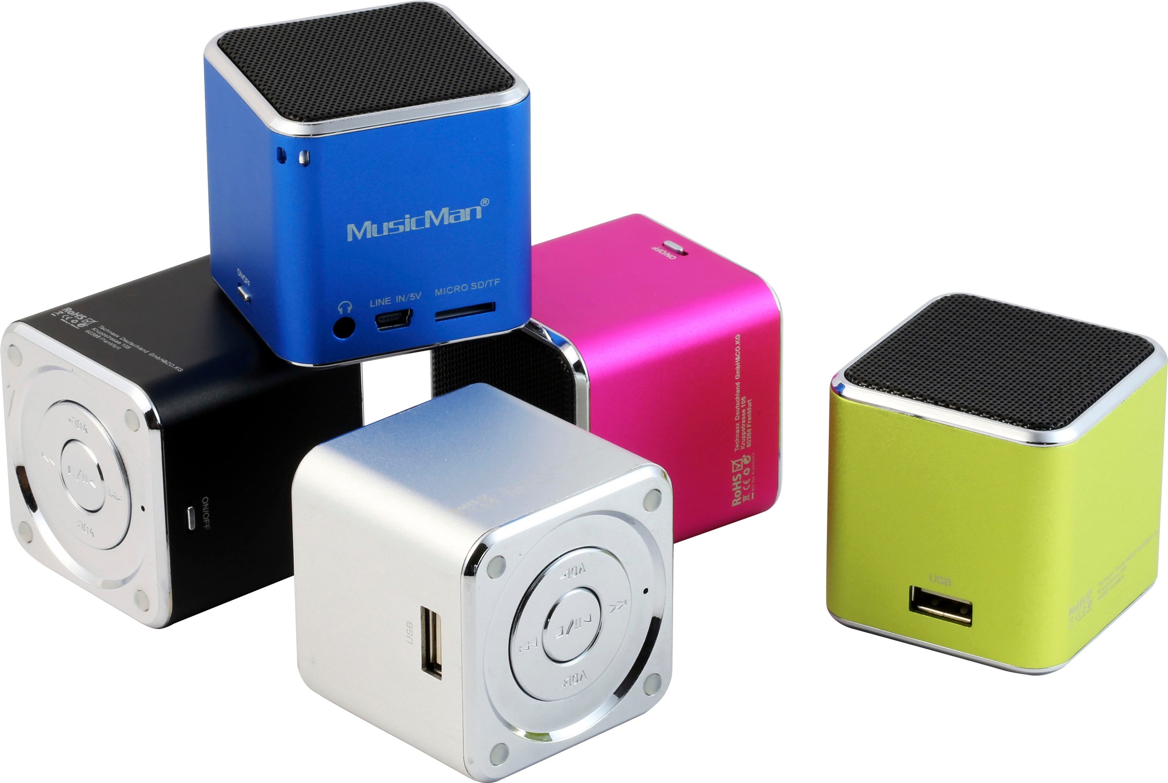 Technaxx Portable-Lautsprecher »Mini MusicMan Soundstation«, (1 St.)