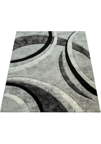 Paco Home Teppich »Brillance 758«, rechteckig, 18 mm Höhe, Kurzflor mit geometrischem... kaufen