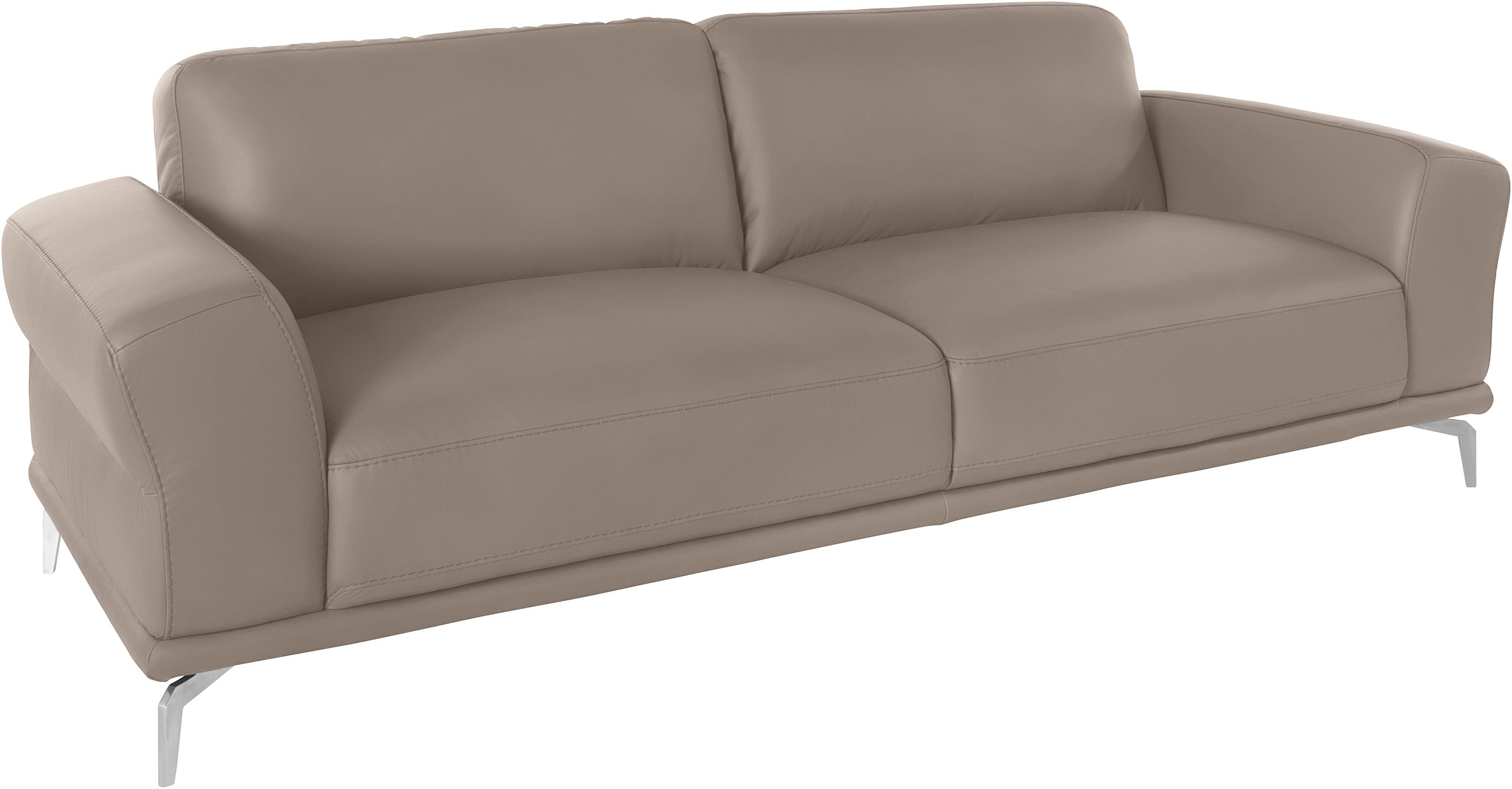 W.SCHILLIG 2,5-Sitzer »montanaa« mit Metallfüßen in Chrom glänzend, Breite 232 cm