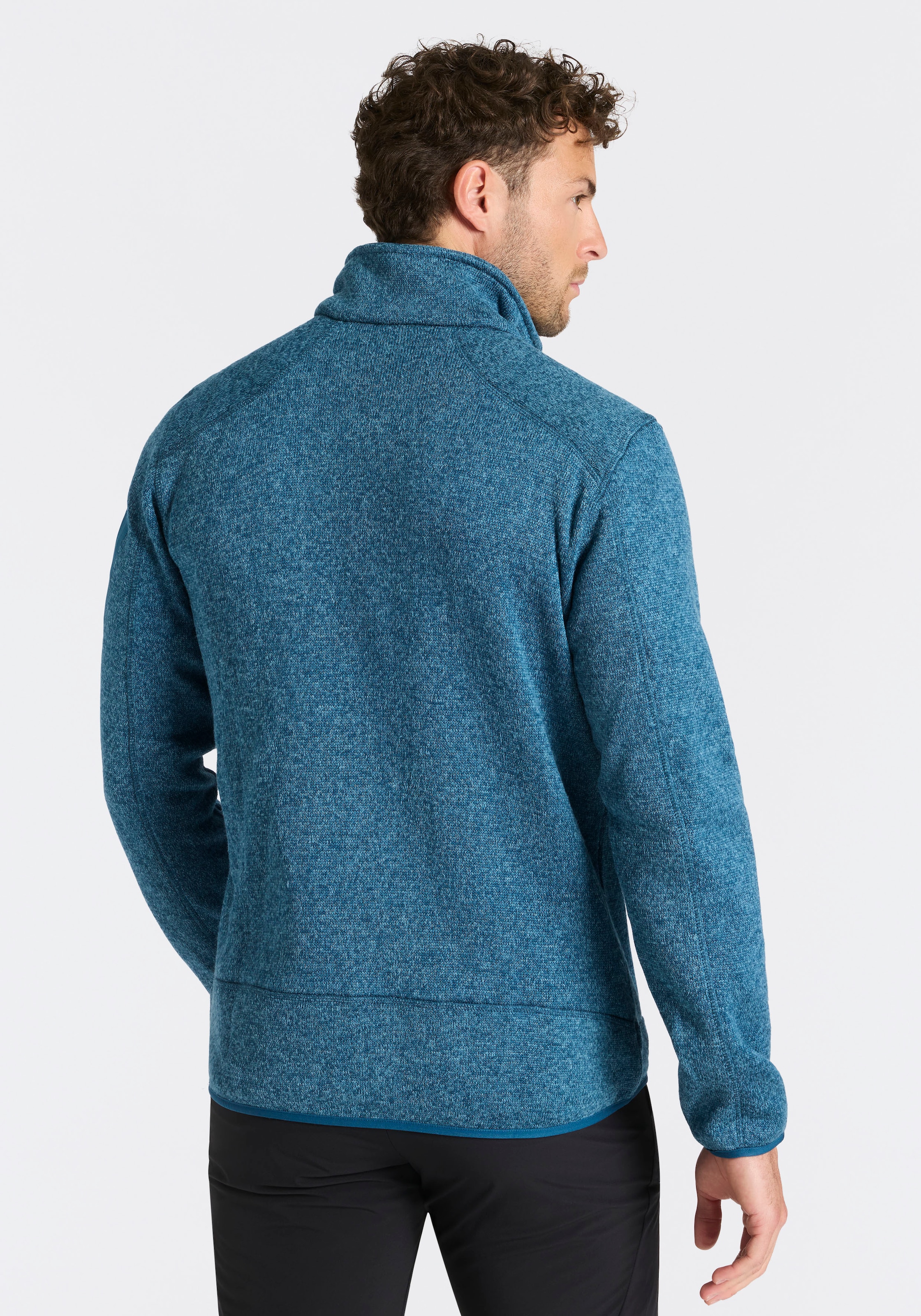 CMP Strickfleecejacke »MAN JACKET« ohne Kapuze atmungsaktiv, schnell trocknend, wärmend, Übergangsjacke