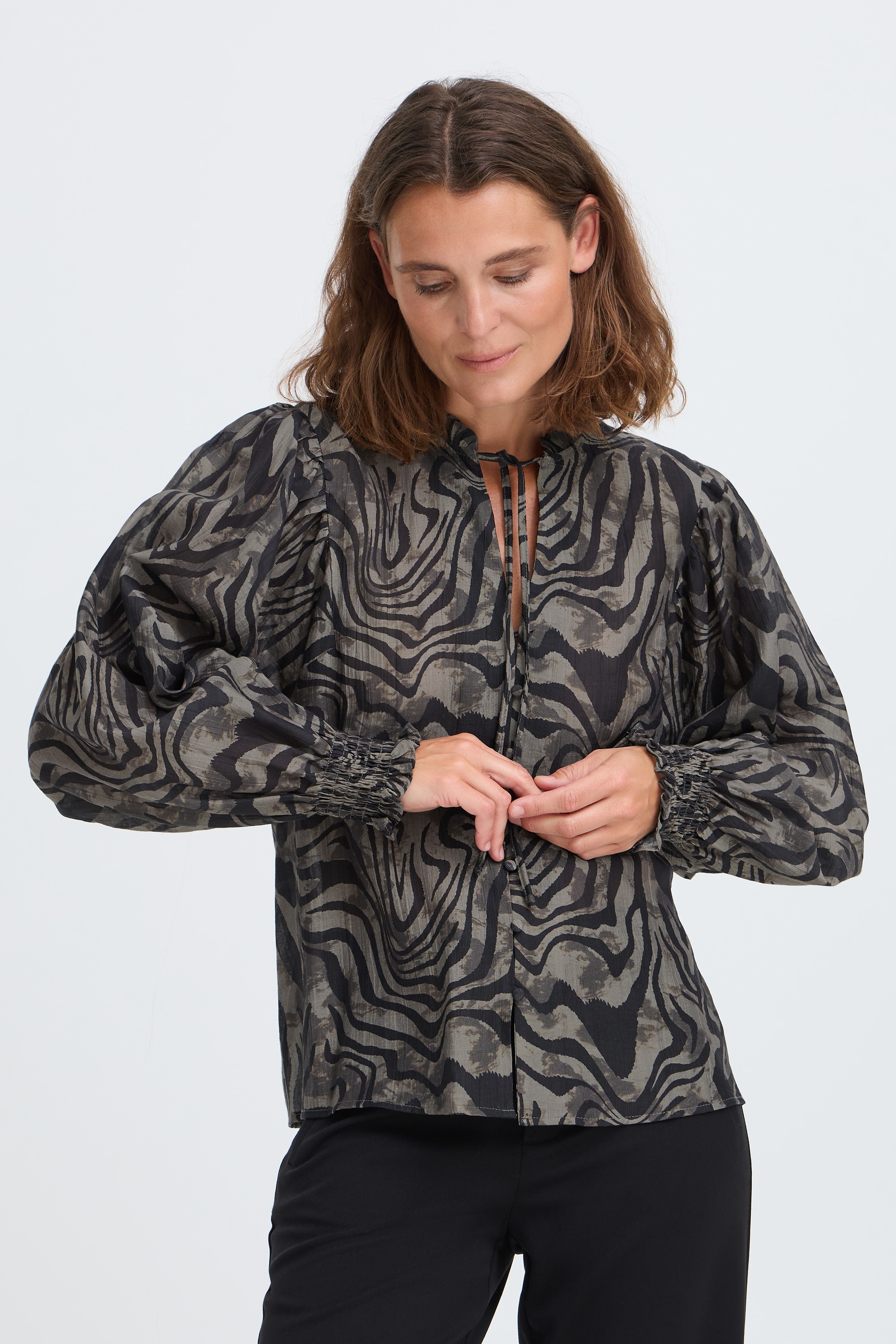 Pulz Jeans Langarmhemd »Damen Langarm PZESITA«