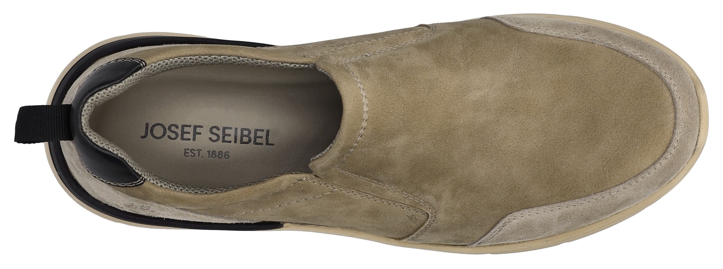 Josef Seibel Slip-On Sneaker »Wales 04«, Slipper, Komfortschuh, Schlupfschuh mit elastischem Gummizug-Einsatz