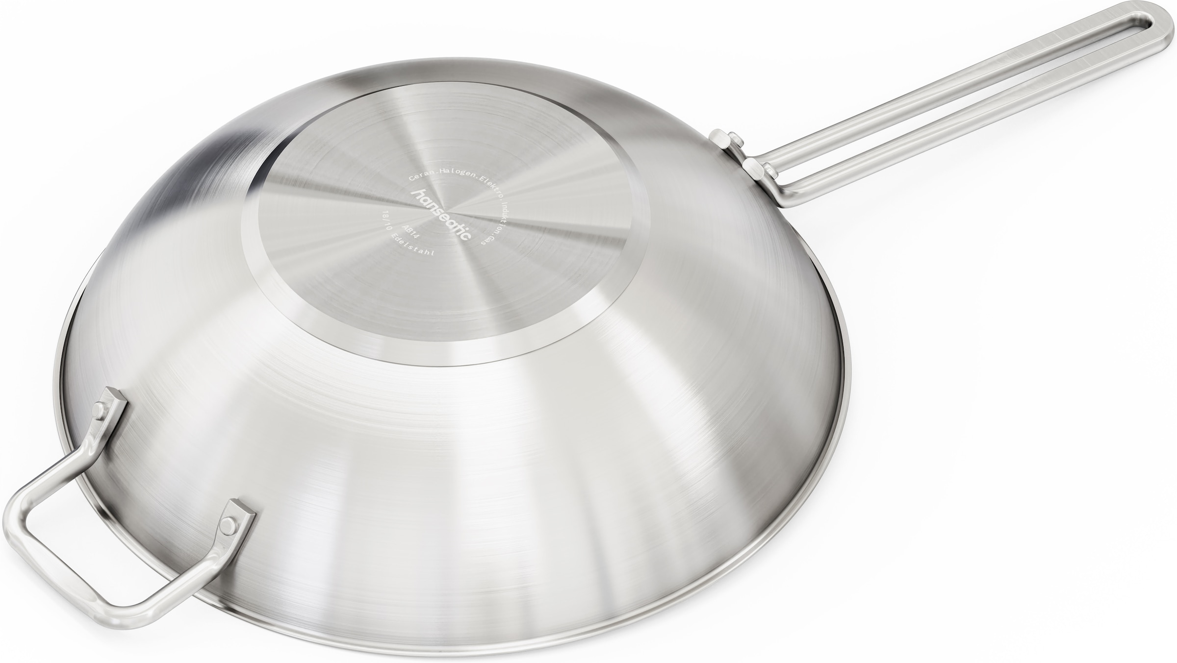 Hanseatic Wok »DAILY« Edelstahl 18/10 1 tlg. mit Antihaftbeschichtung, für alle Herdarten, Induktion