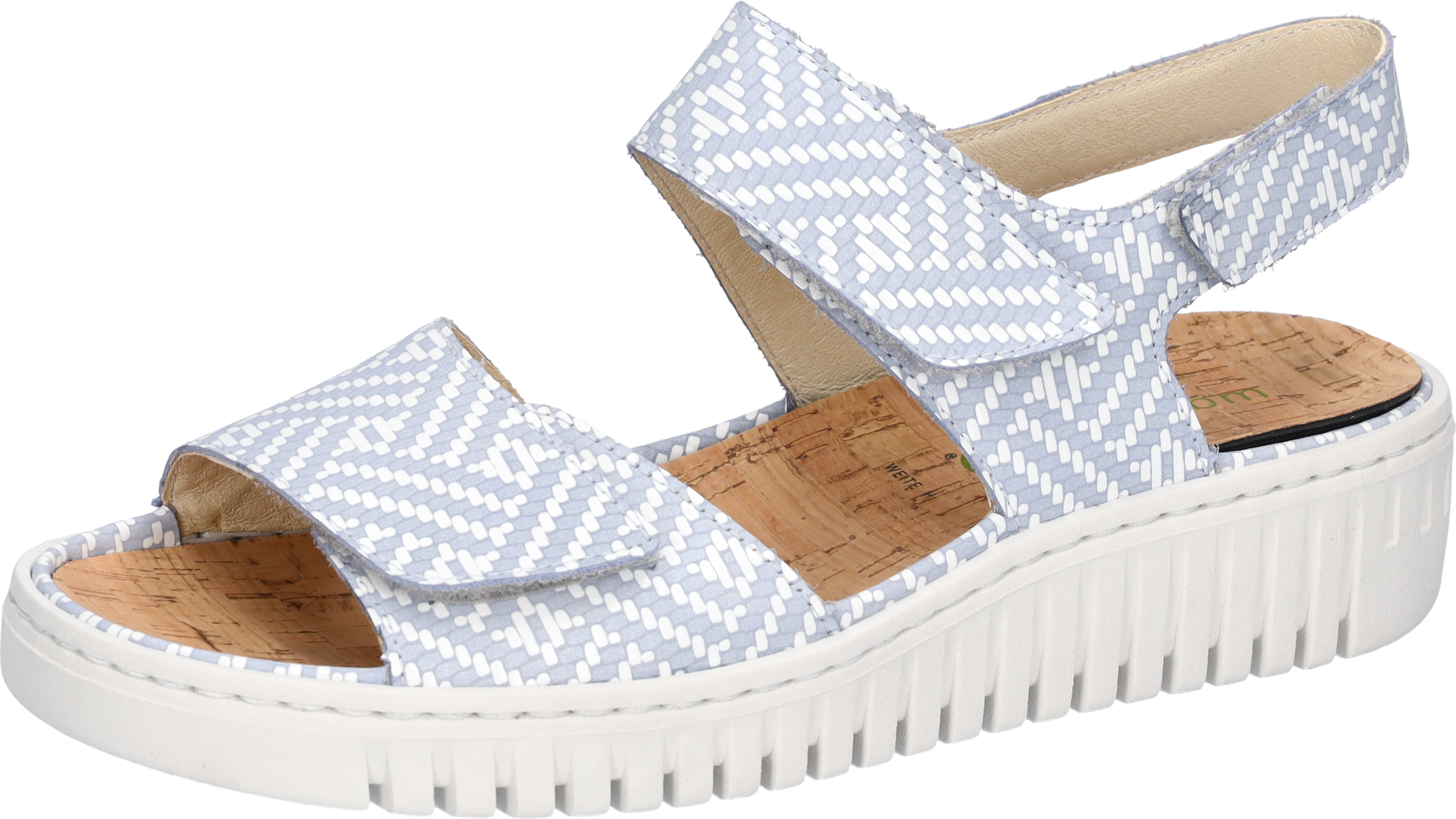 Waldläufer Keilsandalette »H-Willow«  Sommerschuh, Sandale, Klettschuh mit Kork-Fußbett, Weite H