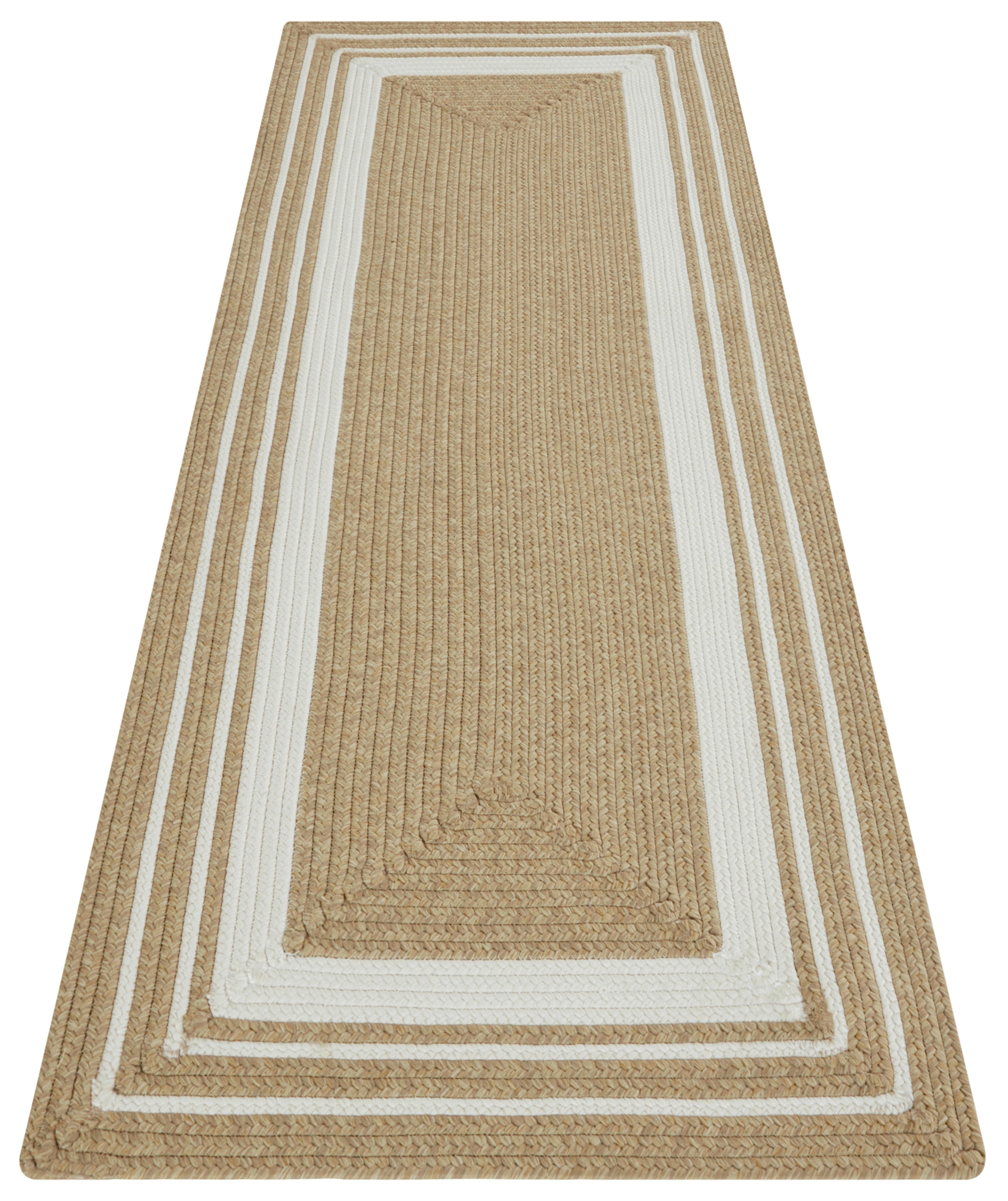 HANSE Home Teppich »Trenzado«, rechteckig, 10 mm Höhe, In- & Outdoor, Handmade-Look, Läufer, Wetterfest, Balkon, Wohnzimmer