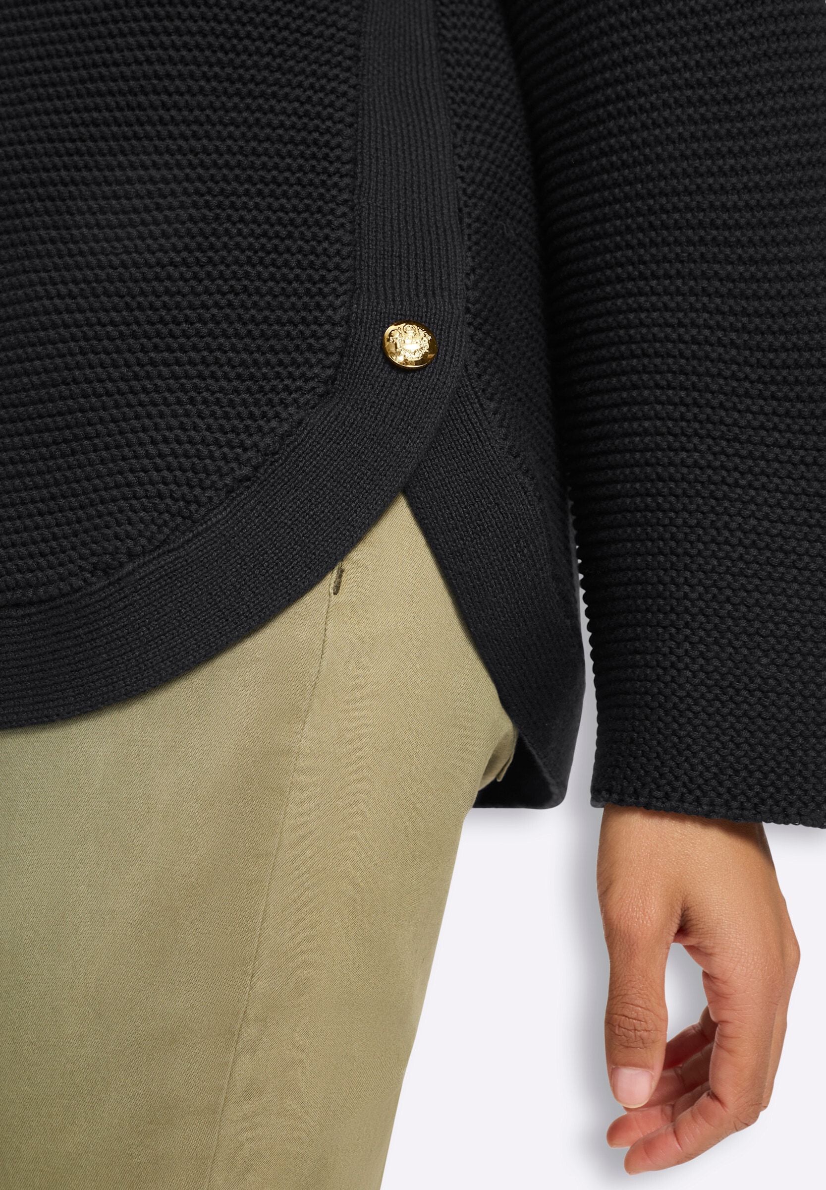 heine Strickpullover »Pullover Pullover mit Seitenschlitzen«