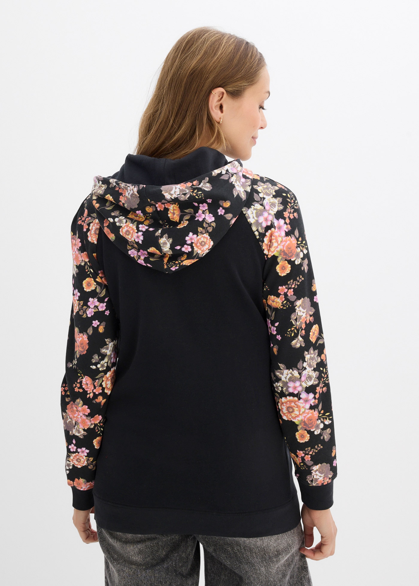 bonprix Umstandssweatshirt , Oversize Passform, für Schwangerschaft und Stillzeit
