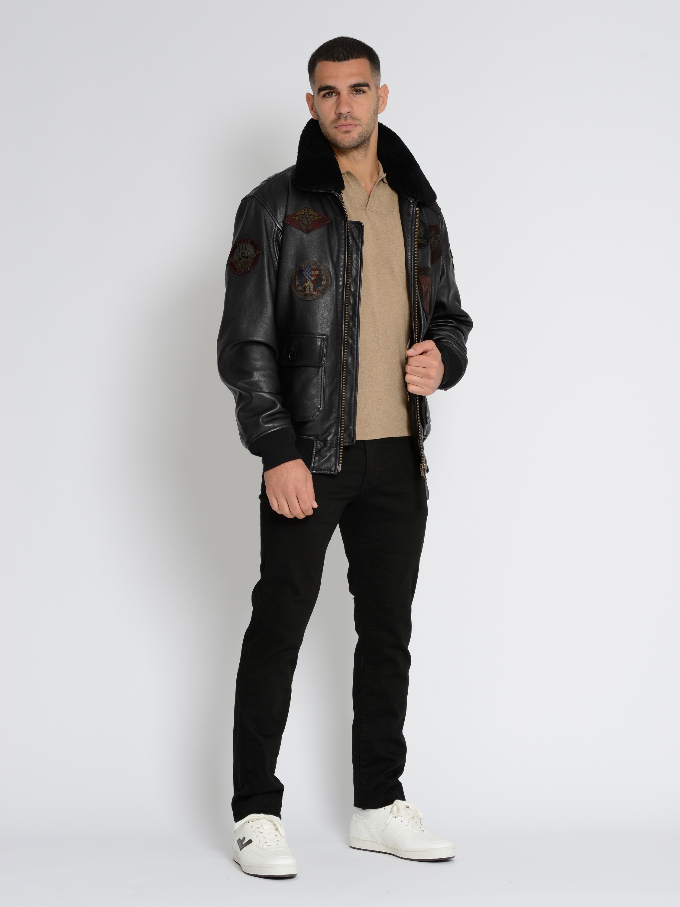 TOP GUN Lederjacke »Lederjacke TG2023004«