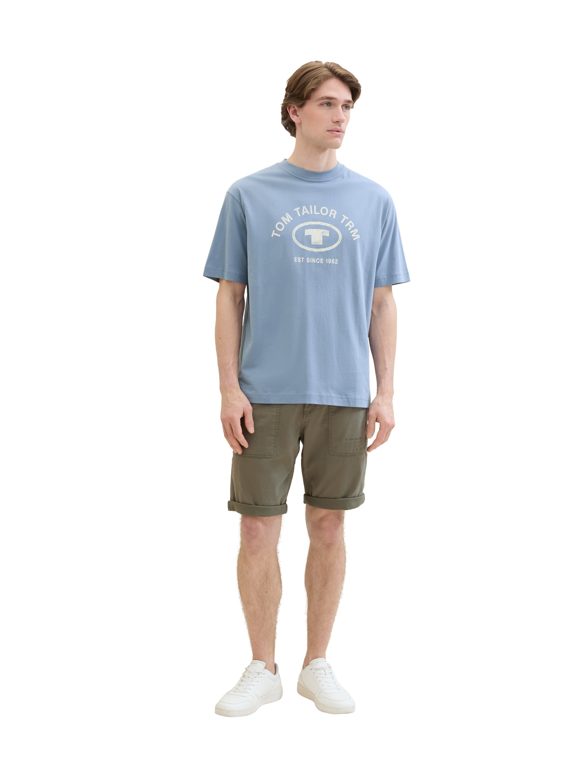 TOM TAILOR Bermudas, Sommerhose mit Utility Details