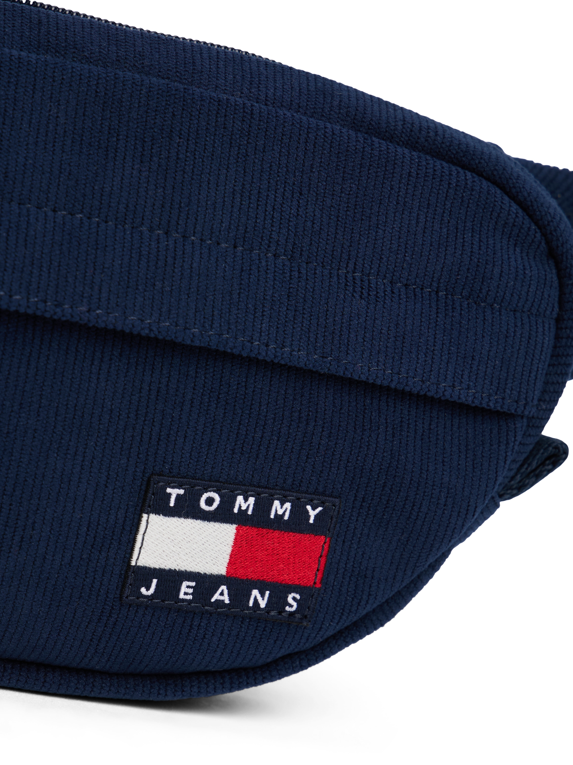 Tommy Jeans Gürteltasche »TJM ESS DAILY CORD BUMBAG« , Unisex Gürteltasche, Minibag mit aufgenähter Logoflagge
