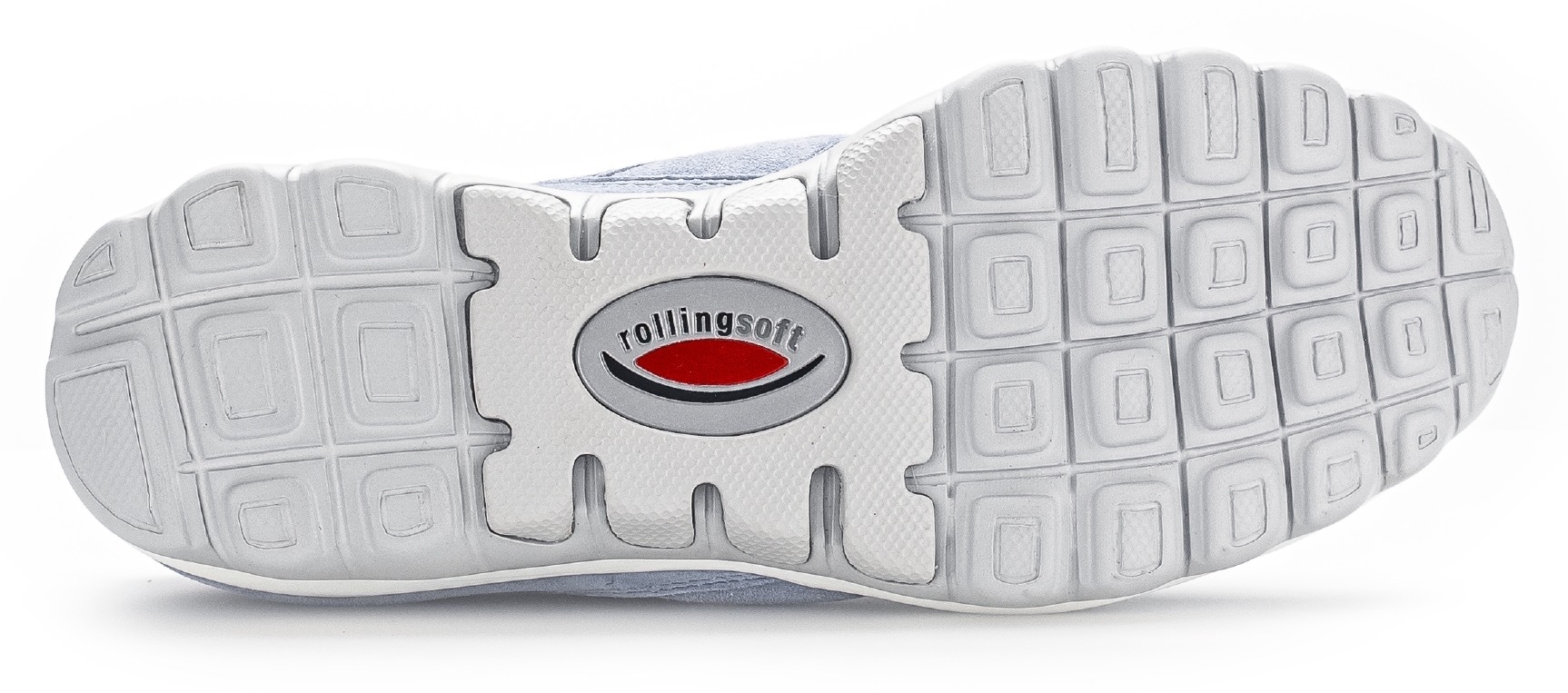Gabor Rollingsoft Keilsneaker, Freizeitschuh, Halbschuh, Schnürschuh mit OPTIFIT-Wechselfußbett