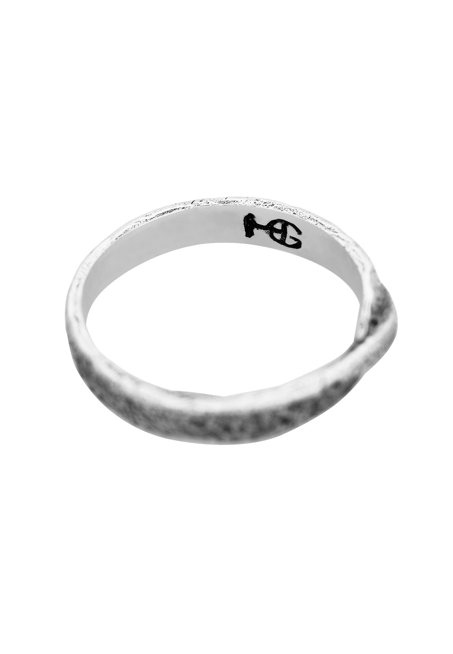 HAZE & GLORY Silberring »Ring Herren Bandring - Twisted 925 Silber«